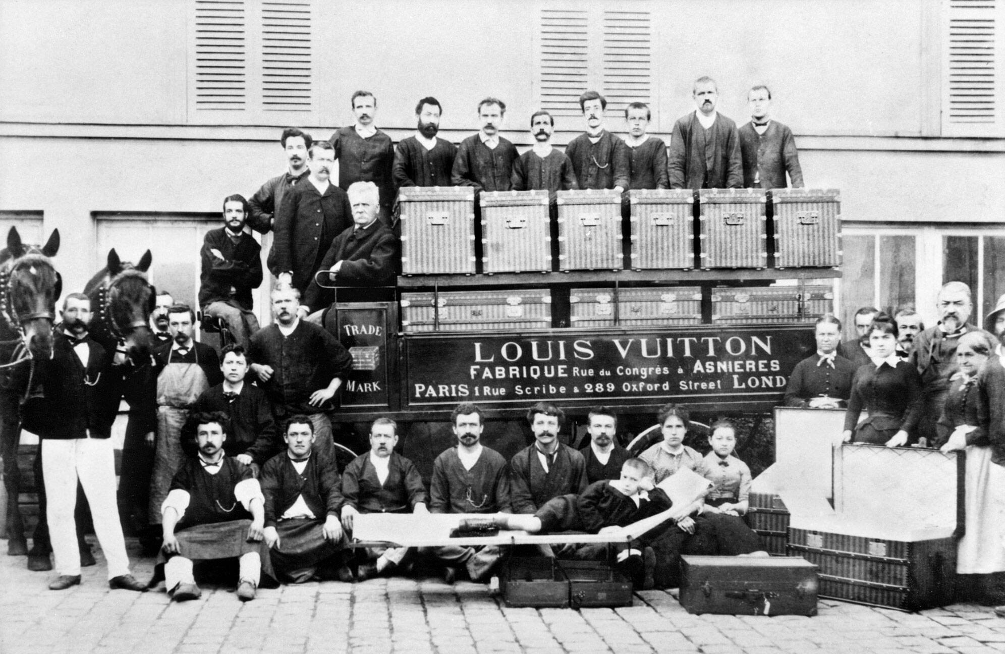 Louis Vuitton - 20th Century Aluminium Bound Mail Louis Vuitton Trunk,  France, c. 1888