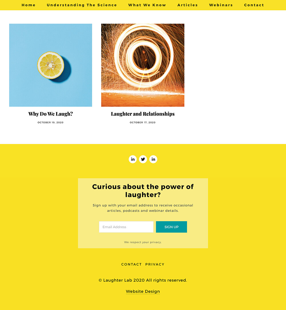Squarespace website design therapy