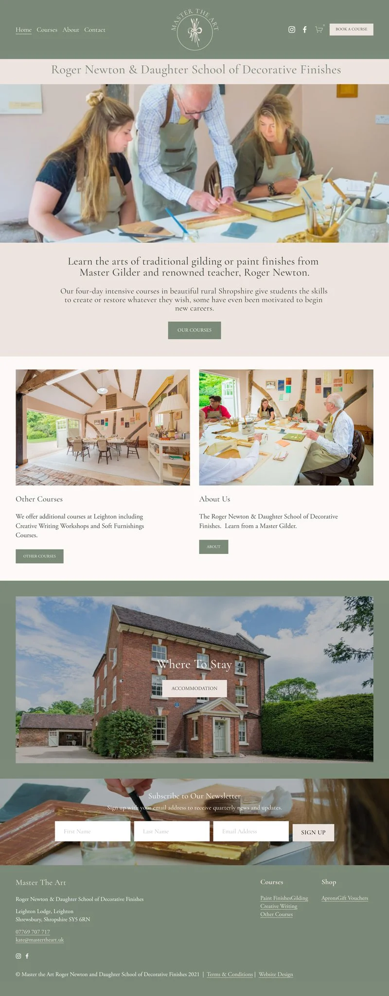 Master The Art Residential Art Courses