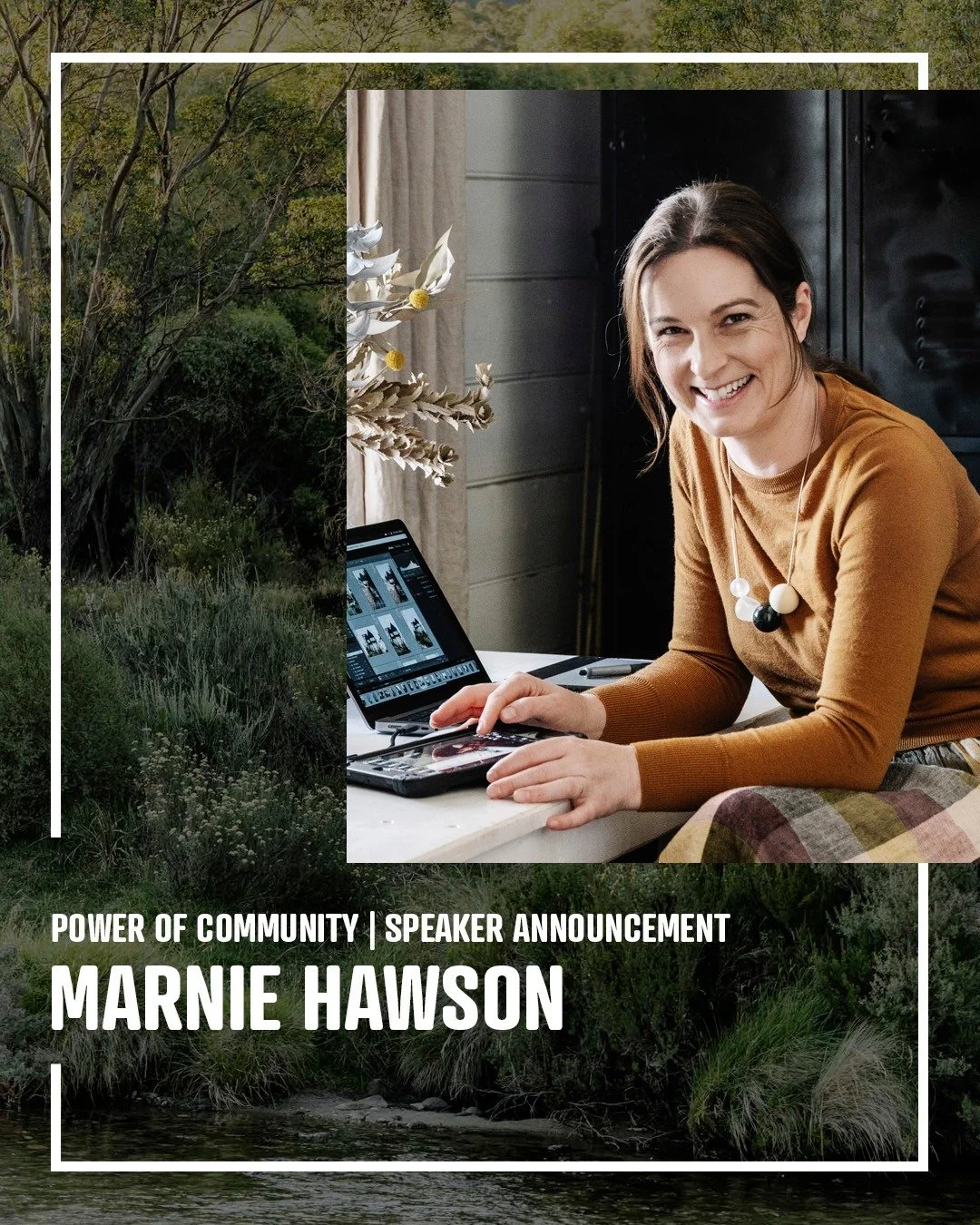 Introducing Marnie Hawson, one of the speakers for our Power of Community event in Yarrayne / Guildford, Victoria.

Marnie will discuss where businesses that want to &ldquo;do better for nature&rdquo; can start, and how they can move beyond carbon. 
