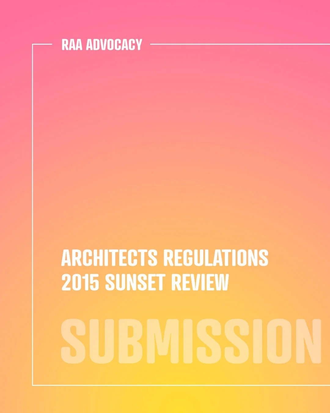 The Regional Architecture Association (RAA) has broadly supported proposed reforms under the Architects Regulations 2015 Sunset Review, while urging government to ensure changes are evidence-based, proportionate and fair to practitioners &mdash; part