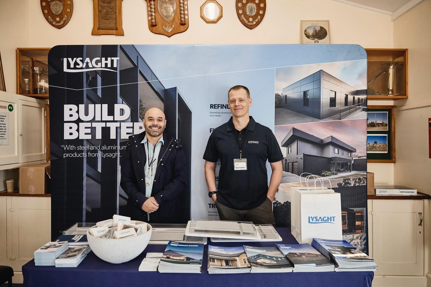 Huge thanks to RAA Technical Member @lysaght_australia for supporting our recent Vic event, POWER OF COMMUNITY. It was wonderful to have Jon and Kosta in attendance providing expert advice.&nbsp;

For more than 100 years, LYSAGHT&reg; has been shapin