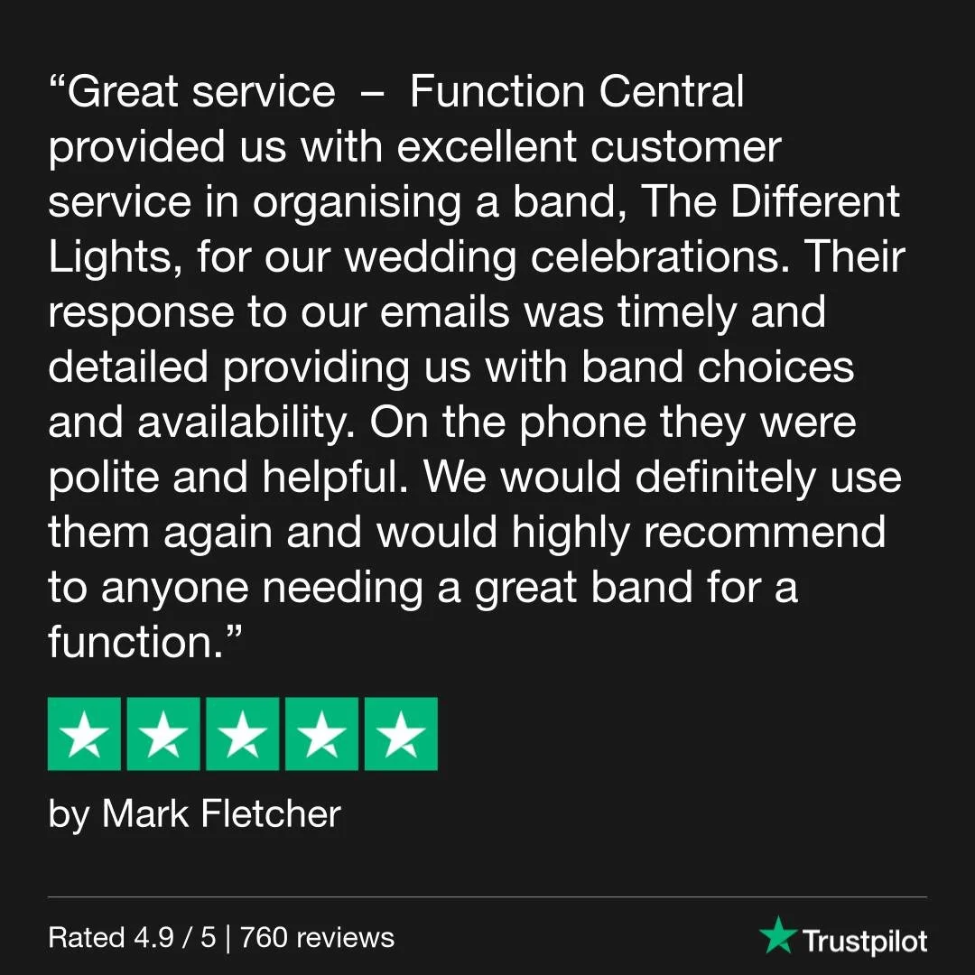 Thanks Mark for booking us for your wedding celebrations through @functioncentral 🍾🎤🥂🎼