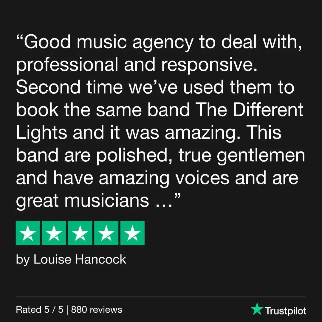 Thanks Louise 🙌

Review via @functioncentral's Trustpilot. 

#partyband #functionband #trustpilotreviews