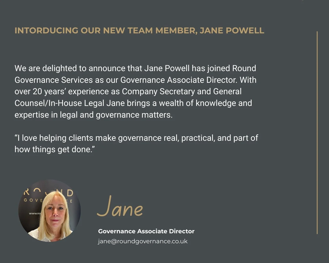Introducing Our New Team Member 