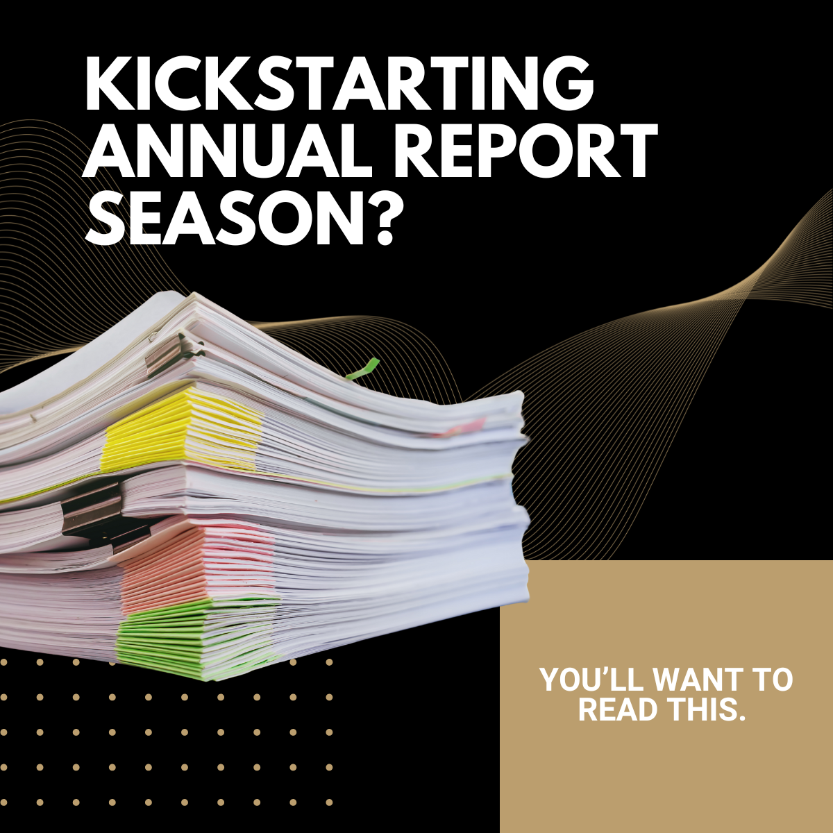 Kickstarting your annual report and accounts 2026 — Part 2