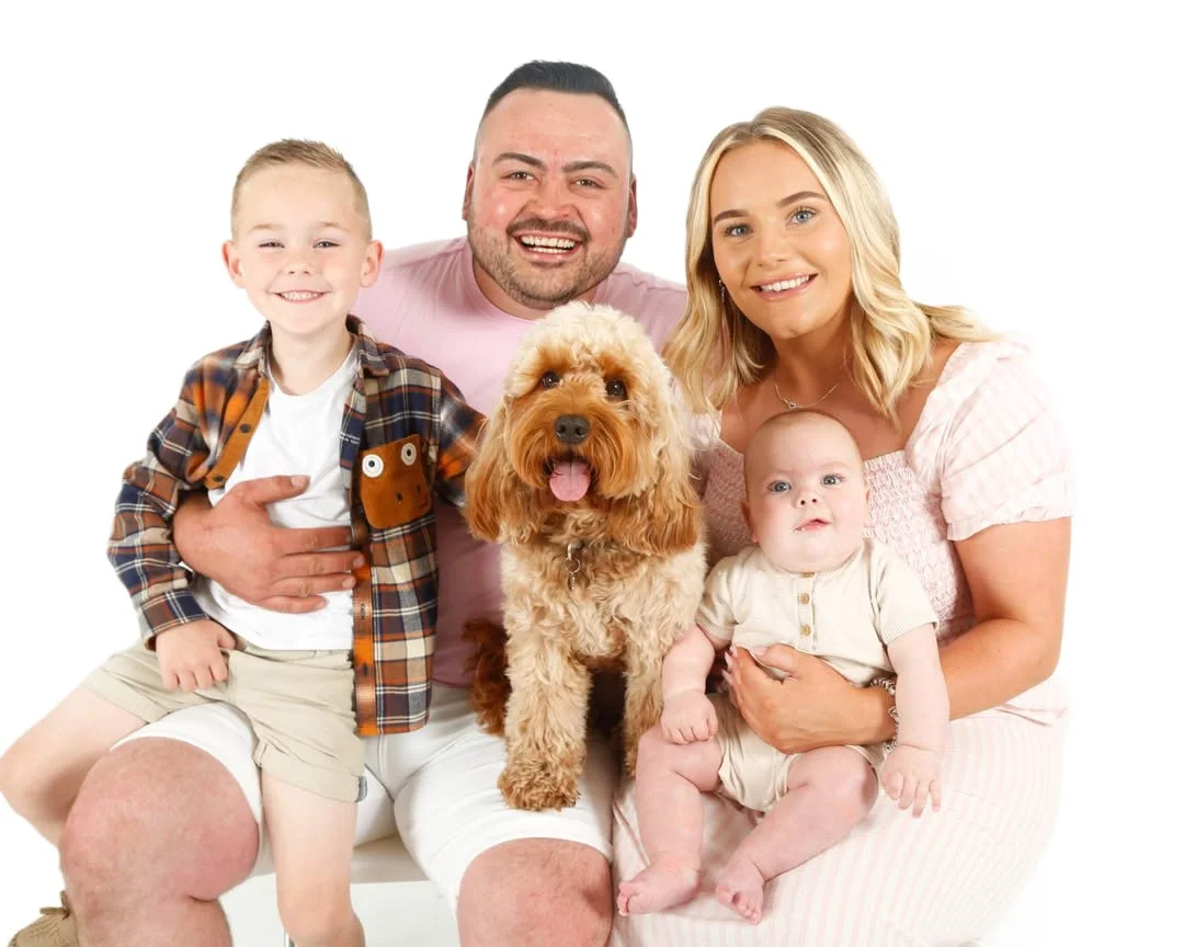 family and pet photo shoot dog puppy photoshoot studio Cardiff.jpg