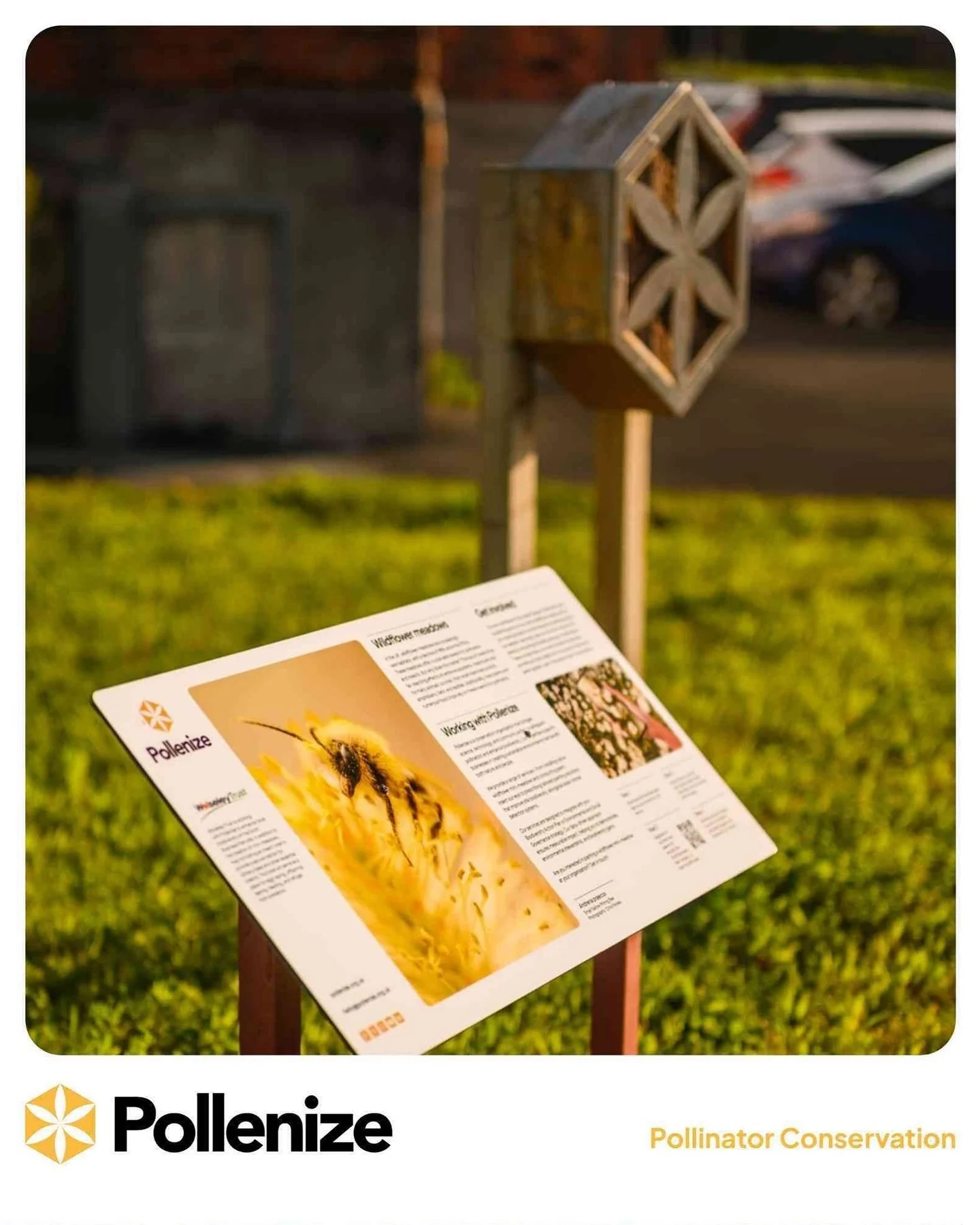 There’s always space for nature πΌπ
When small actions can inspire learning, engagement, and biodiversity in everyday places. πΏβ¨
πΈ Educational sign and solitary bee hotel at Scott Business Park