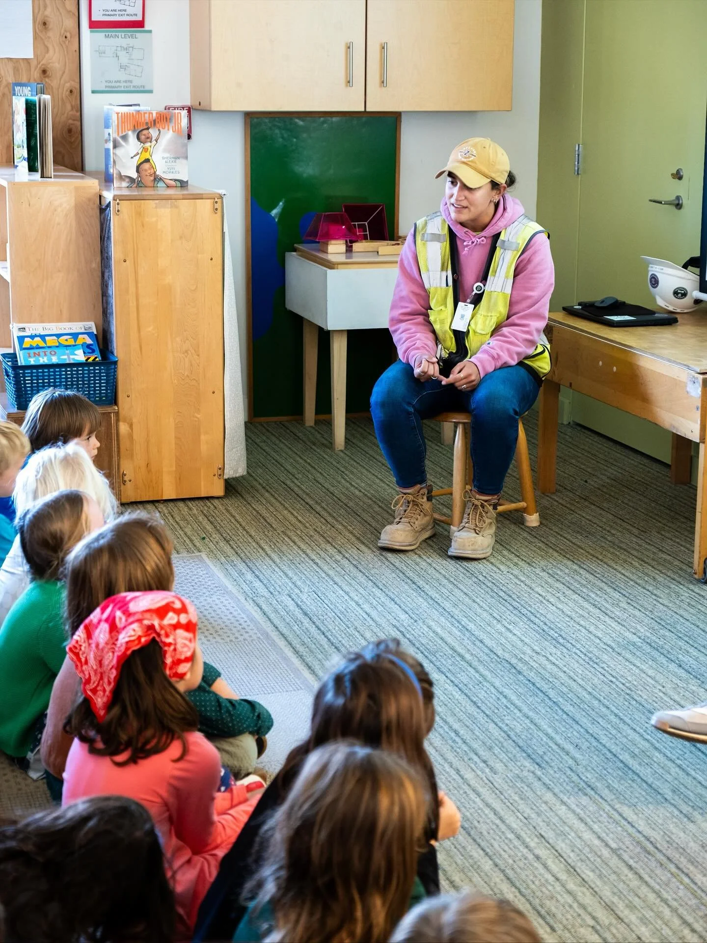 A couple weeks ago, Melissa, our superintendent on the @waynflete Athletic and Wellness Center visited a few of their classrooms to do a Q+A with the students about the center. Their prepared questions were thoughtful and they were excited to hear Me