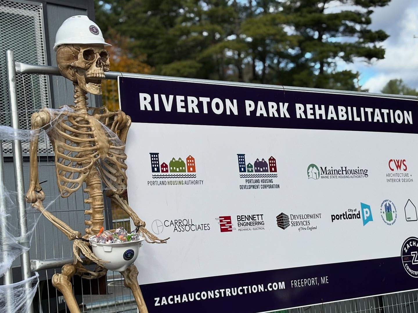 Our Riverton Park team embracing being in a neighborhood full of kids this Halloween! 🎃 👻