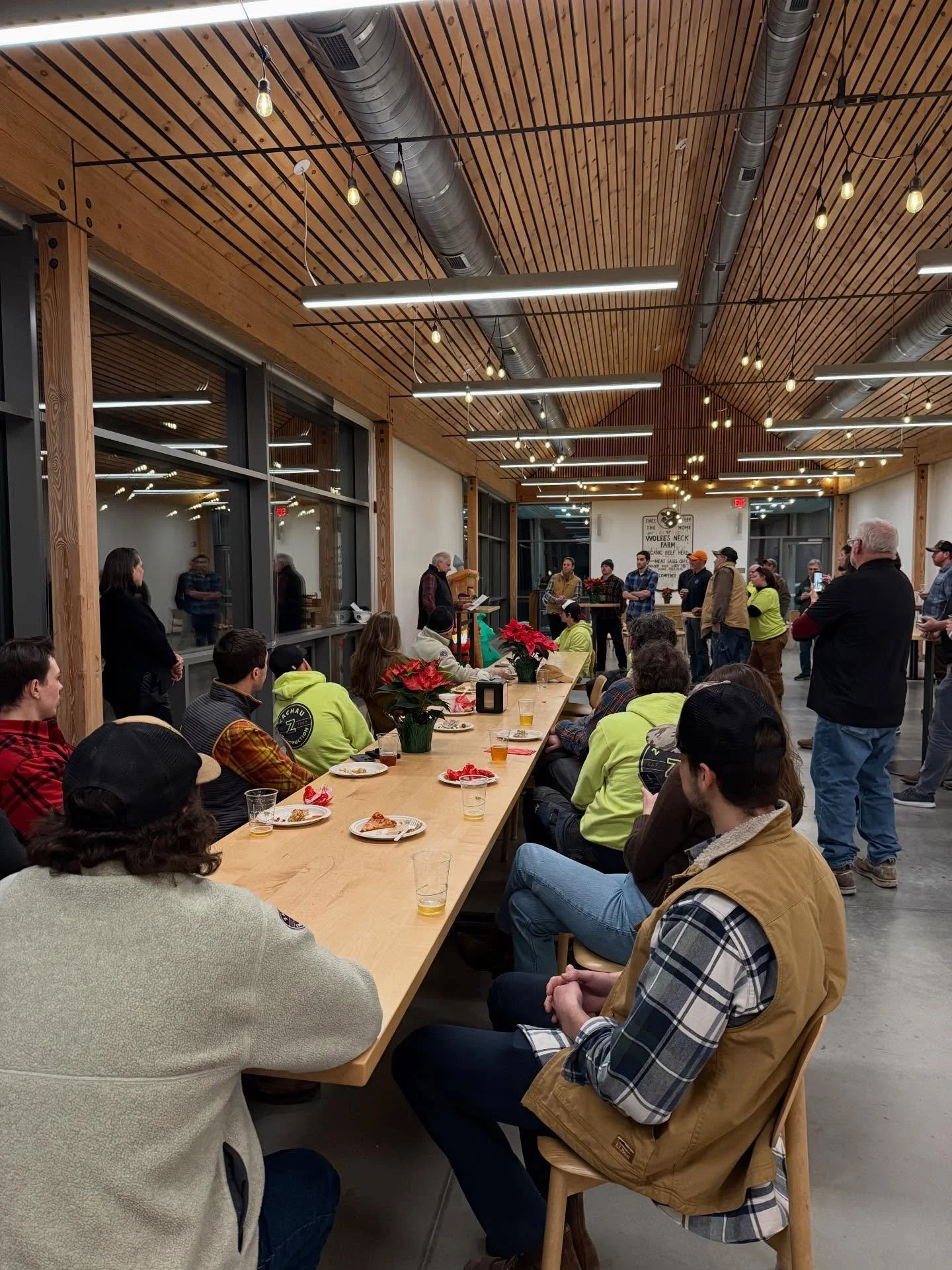 Last week we celebrated the holidays as a team! We are grateful for a year of meaningful work, strong relationships, and a team that brings their best every day. We loved celebrating at @wolfesneckcenter with incredible food and drinks from our frien