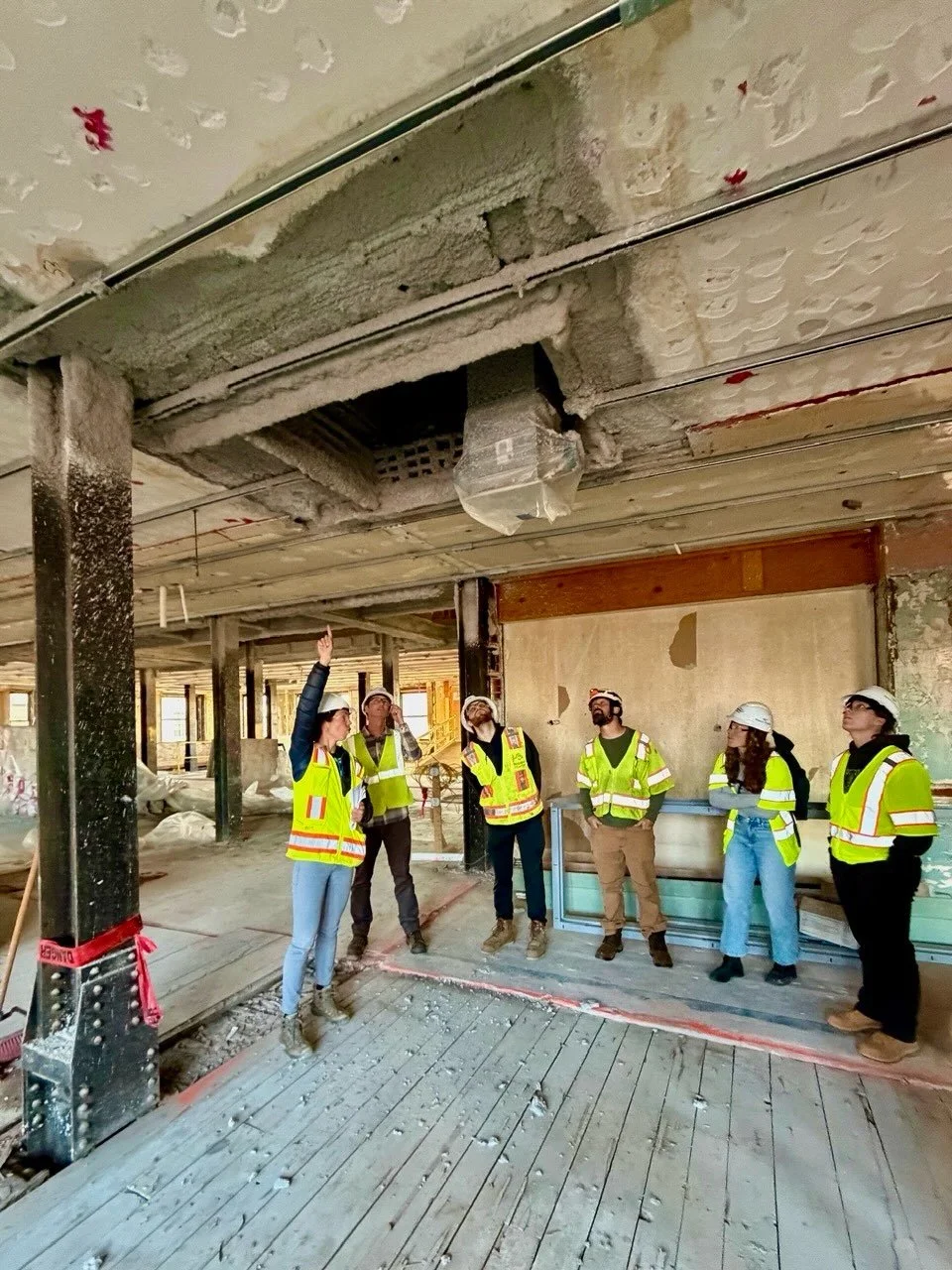 A closer look inside the renovation of Portland&rsquo;s first skyscraper! 👀

We recently hosted Structural Engineers Association of Maine for a tour of the historic Fidelity Trust Company Building as it&rsquo;s transformed into Monument Hotel.

One 