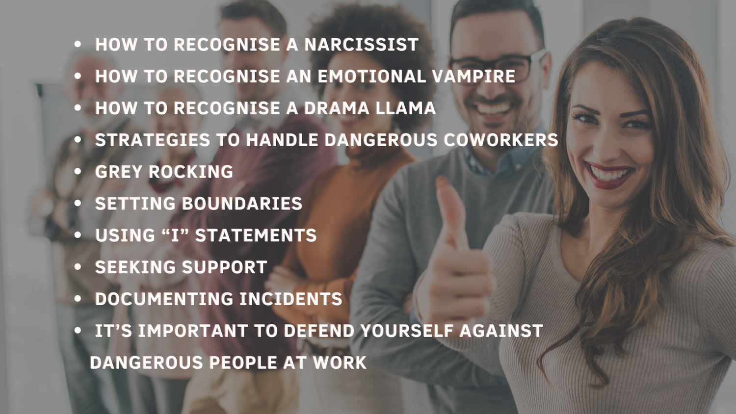 How To Deal With Sabotaging Coworkers How to Deal With dangerous Coworkers — Misulis Group