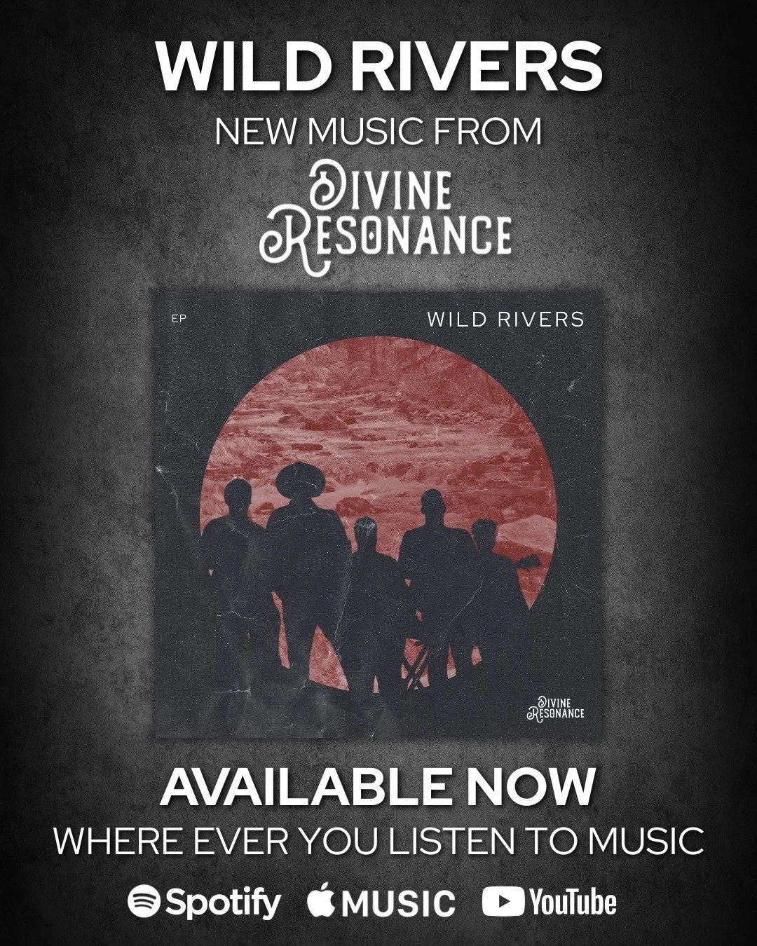 Today is the day! We're so excited to share these songs with you and have been since we put them together in the studio.
Listen now, wherever you listen to music!
Be sure to get your tickets to the album release show TONIGHT!
www.divineresonanceband.