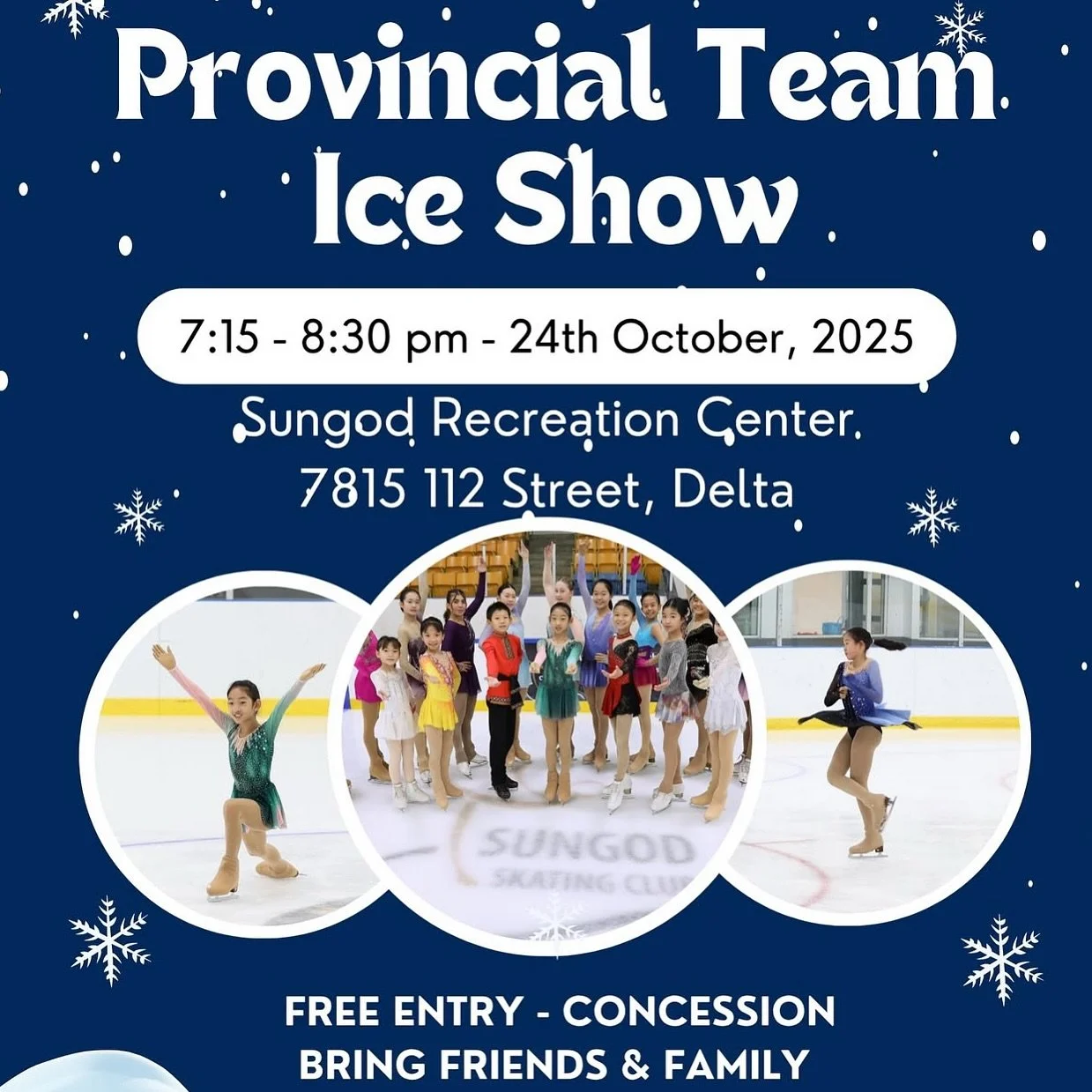 Join us at Sungod Arena on October 24th for this fun performance!