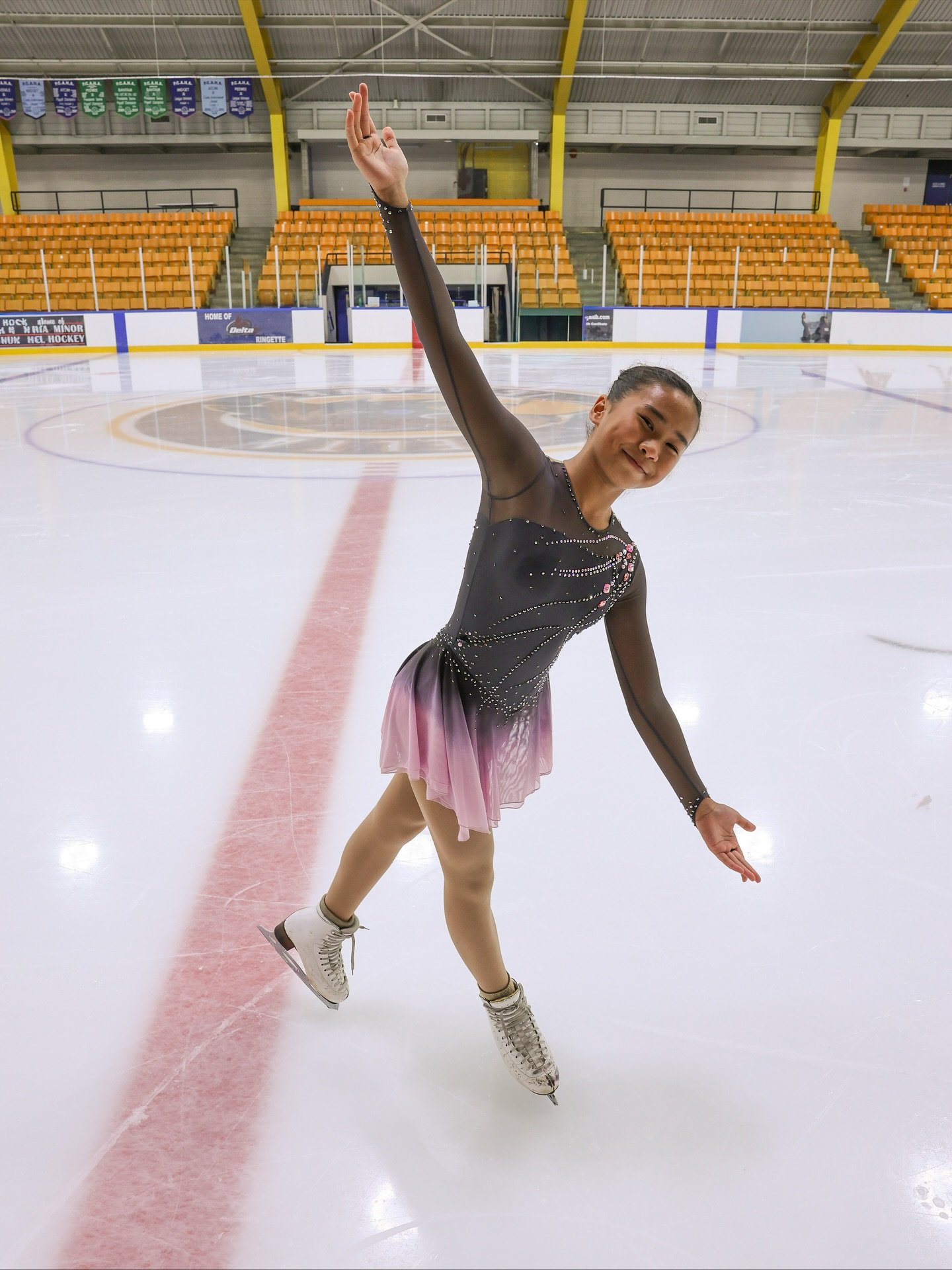 Meet Our Competitive Team 🪷 Mia Nolasco-Shuster 

Mia is 11 years old and is competing at the Pre-Juvenile U13 level. &ldquo;I started skating when I was 2-ish years old and then I stopped for 3 years. BUT then I started CANSKATE with Sungod, and no