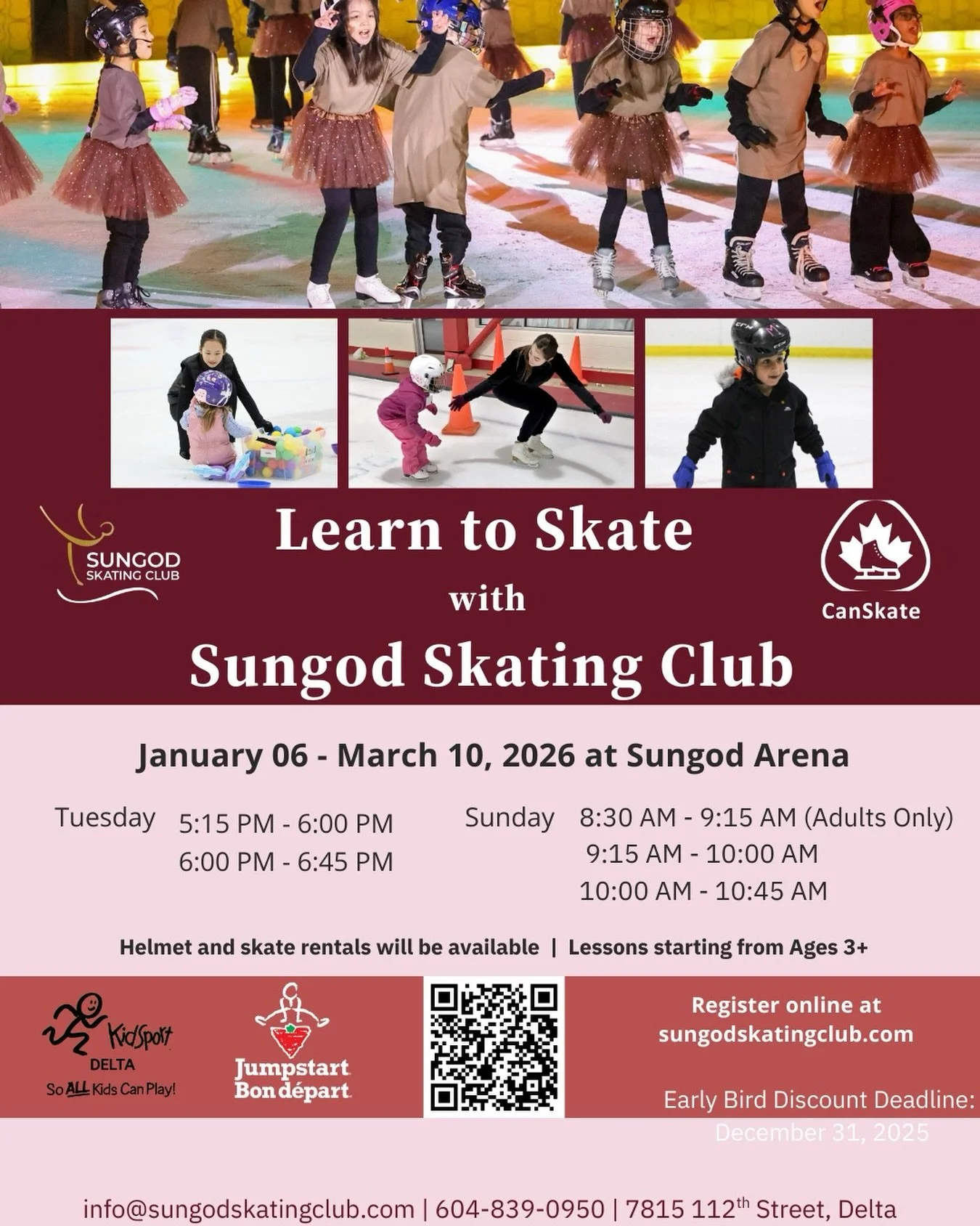 Register and learn to skate today: https://sungodsc.uplifterinc.com/registration/
