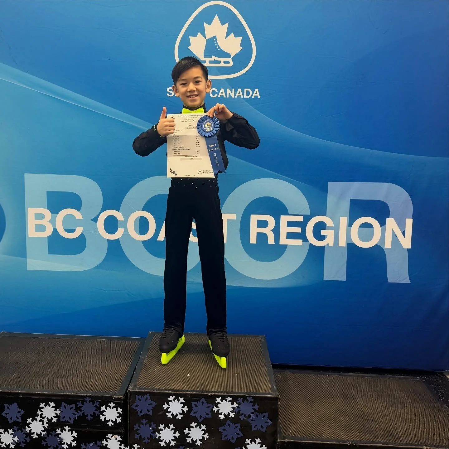Luca Fu earned a Gold ribbon in Star 3 at the BC Coast Regional Championships this weekend. Way to go, Luca!