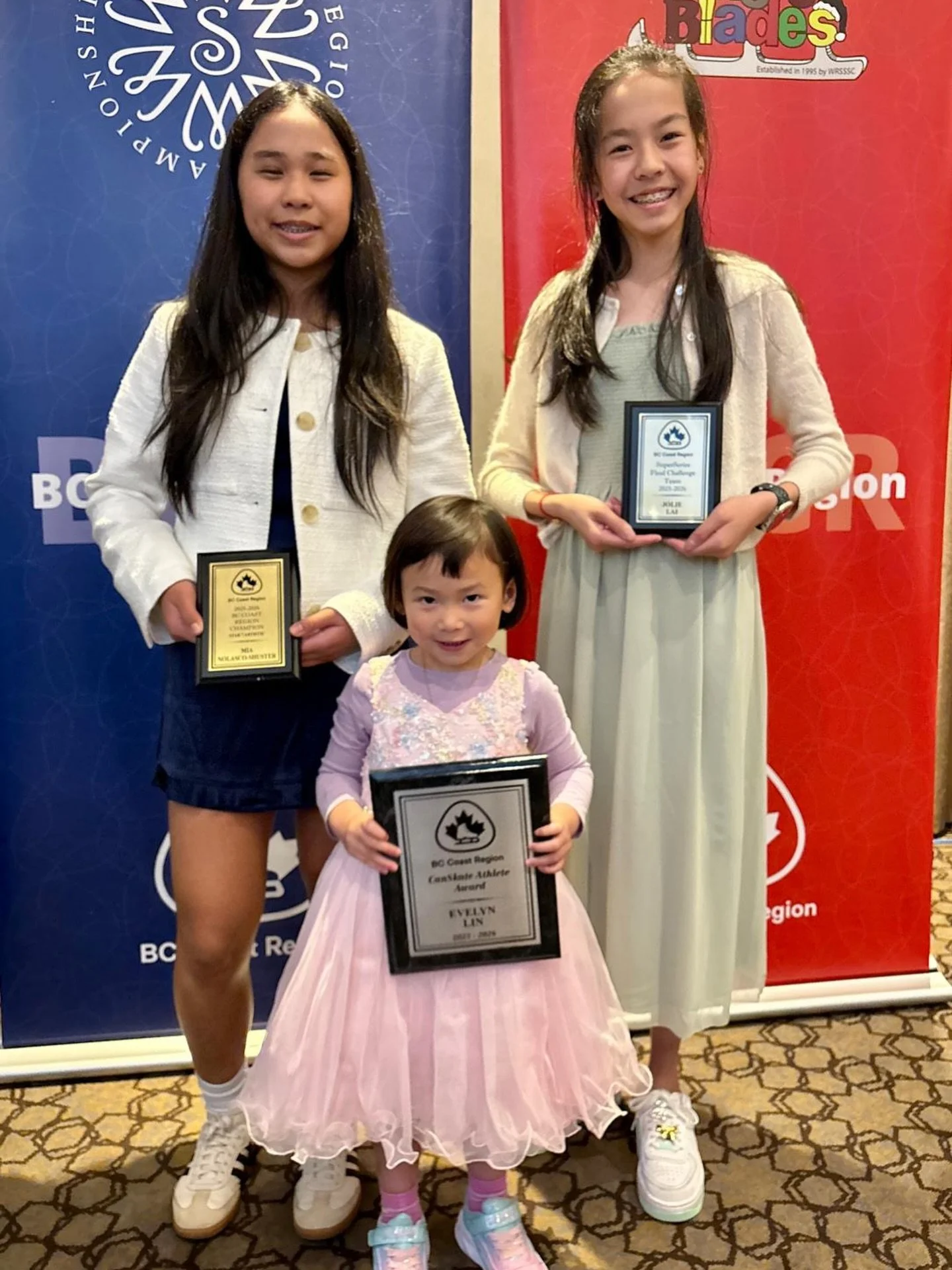 Congratulations to our skaters for their achievements at the 2025-26 BC Coast Region Awards! 🏆

Please join us in cheering for:
✨ Mia Nolasco-Shuster &ndash; STAR 7 Artistic Champion
✨ Jolie Lai &ndash; Region Challenge Team Recipient
✨ Evelyn Lin &
