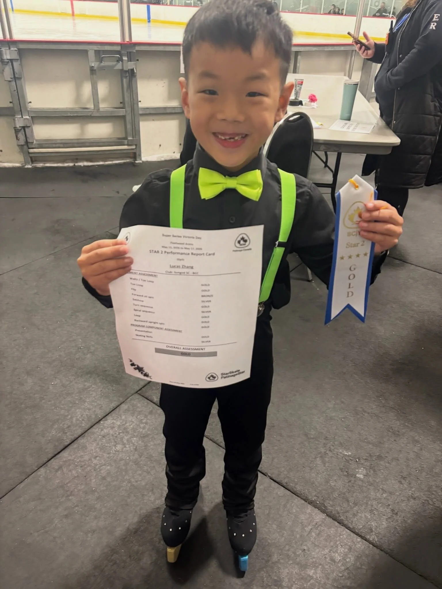 Gold for Lucas! 🏆 Congratulations on such a stellar score in your first Star 2 event 💫