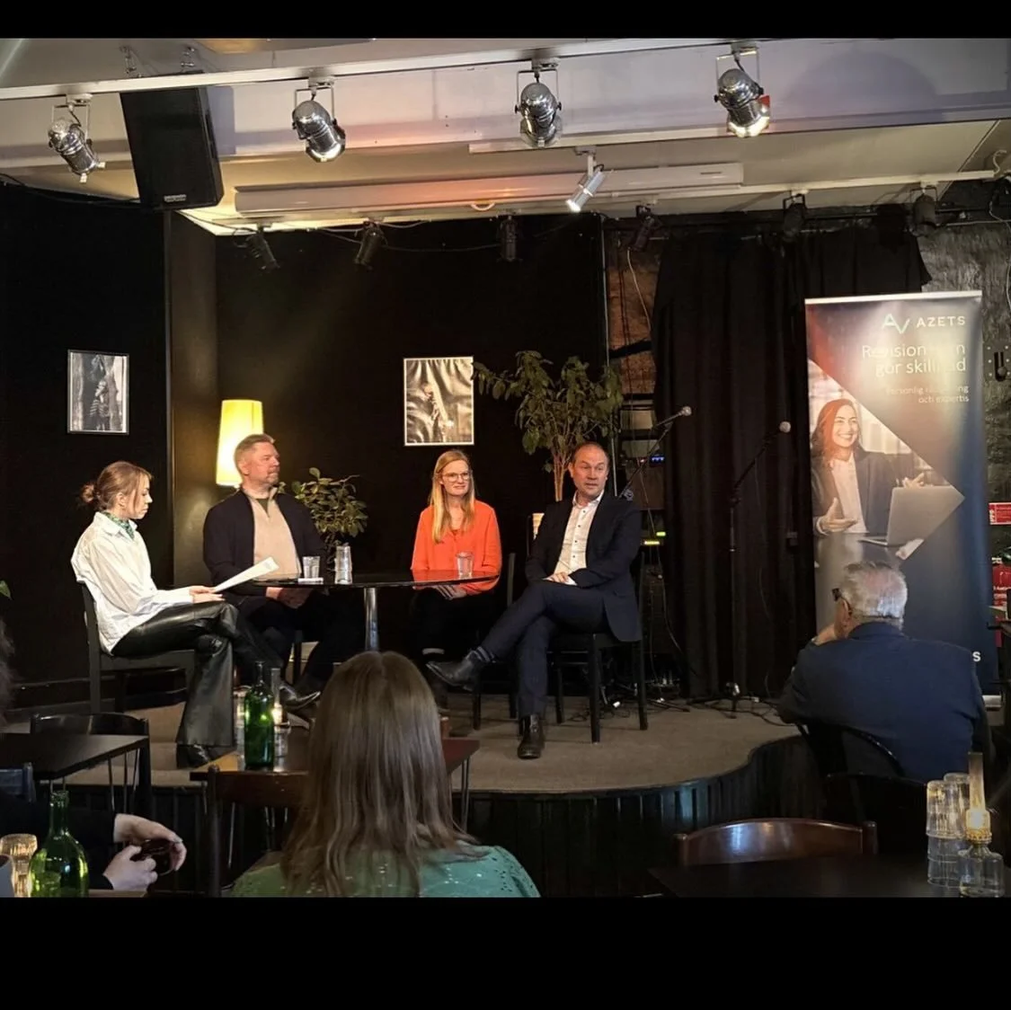 Great to be part of @azetssverige Morgonsoffa in &Ouml;stersund 💫
&bull;
Project Vita joined forces with @azetssverige , @nordea_sverige and @grandnorth to talk about how sustainability can be a real competitive advantage.
&bull;
@saraflygar shared 