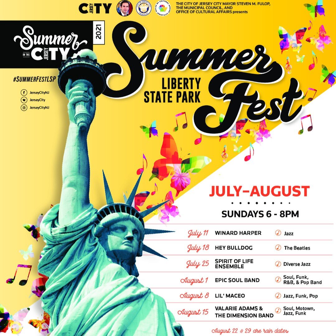 Summerfest is back this Sunday at Liberty State Park! 

Bring a blanket and enjoy world-class jazz by the legendary Winard Harper. Free performance &amp; free parking at the LSP ferry lot. Tell them you are here for the concert when you arrive at the