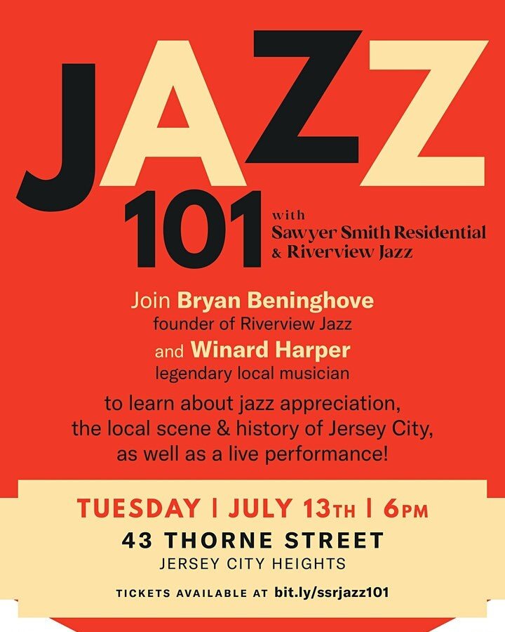 Hey! Tonight it&rsquo;s JAZZ 101!

Starts at 6pm

Tickets available at bit.ly/ssrjazz101
Join Bryan Beninghove, founder of Riverview Jazz, and Winard Harper, legendary local musician for a night of jazz. Learn about jazz appreciation, the local scene