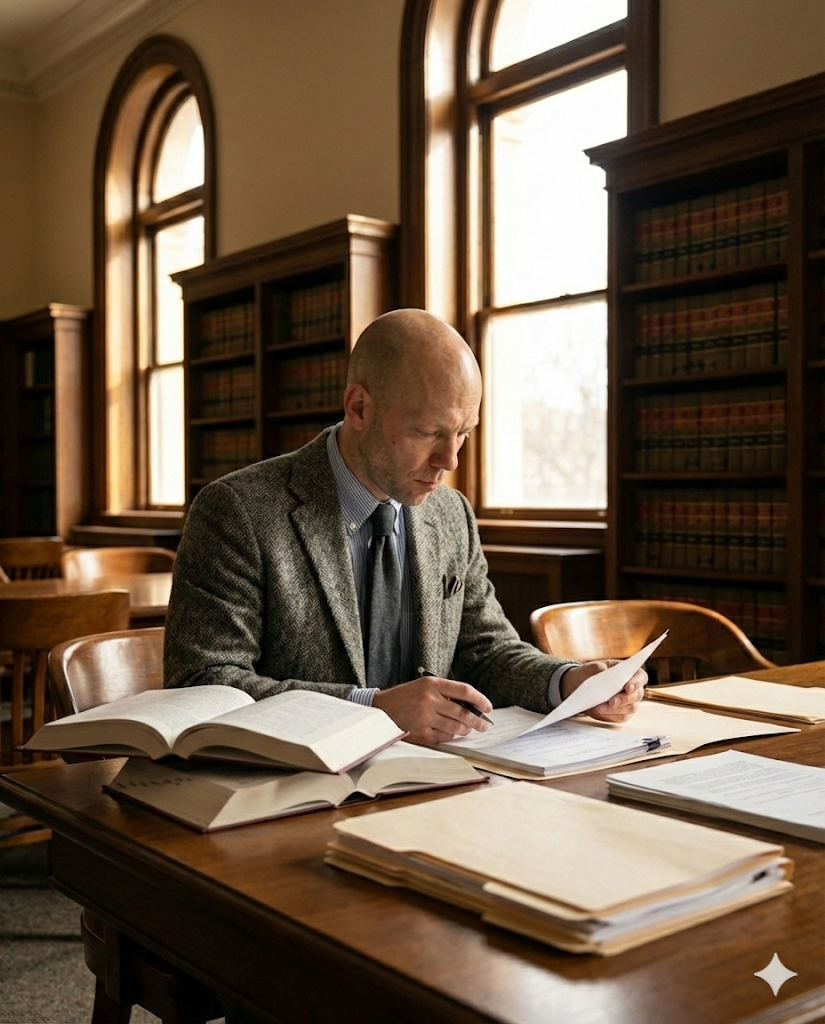 A skilled and talented trial lawyer preparing a defense for a client charged with homicide, sex assault, or another serious felony.
