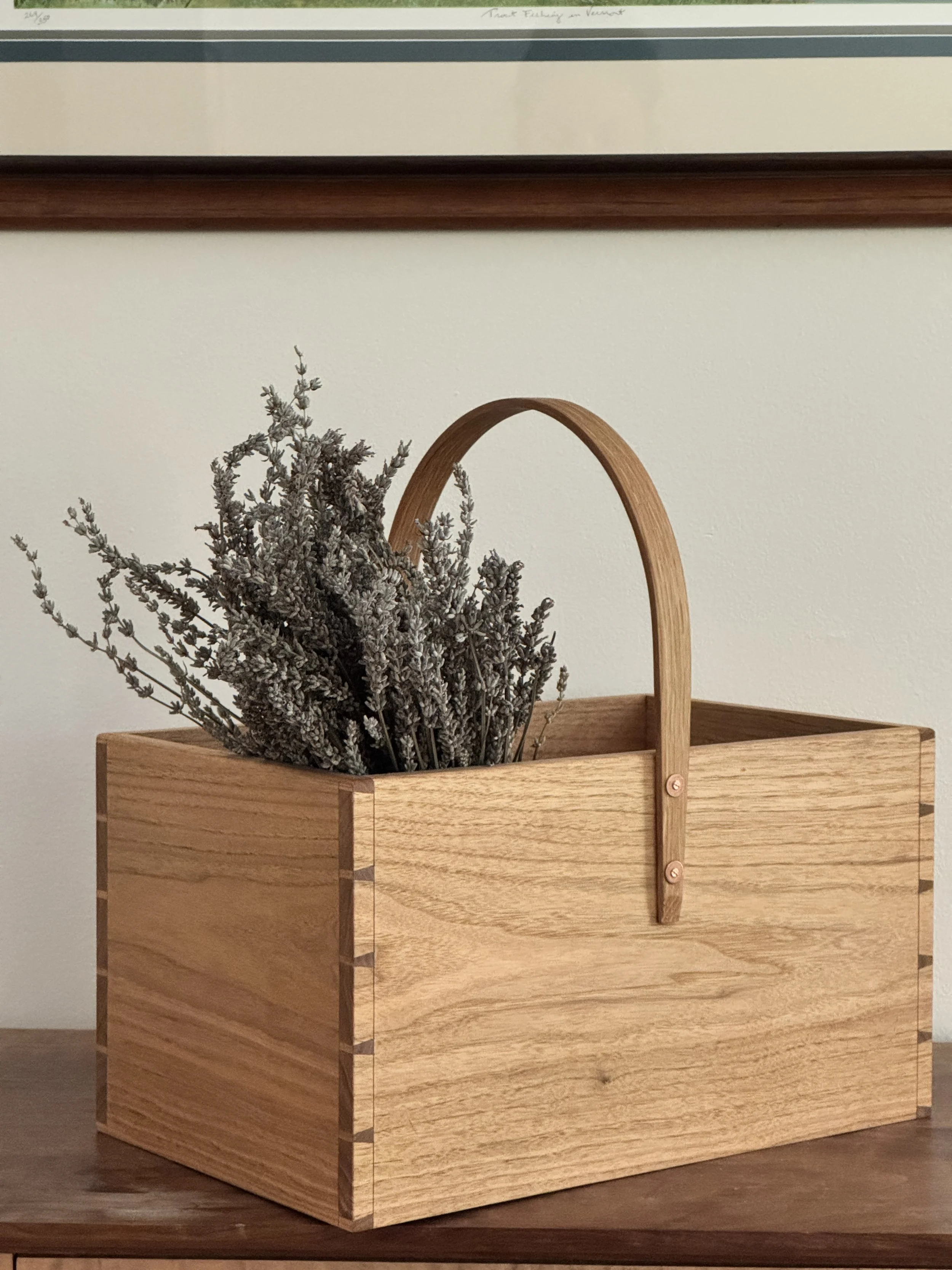 Shaker Basket, Butternut