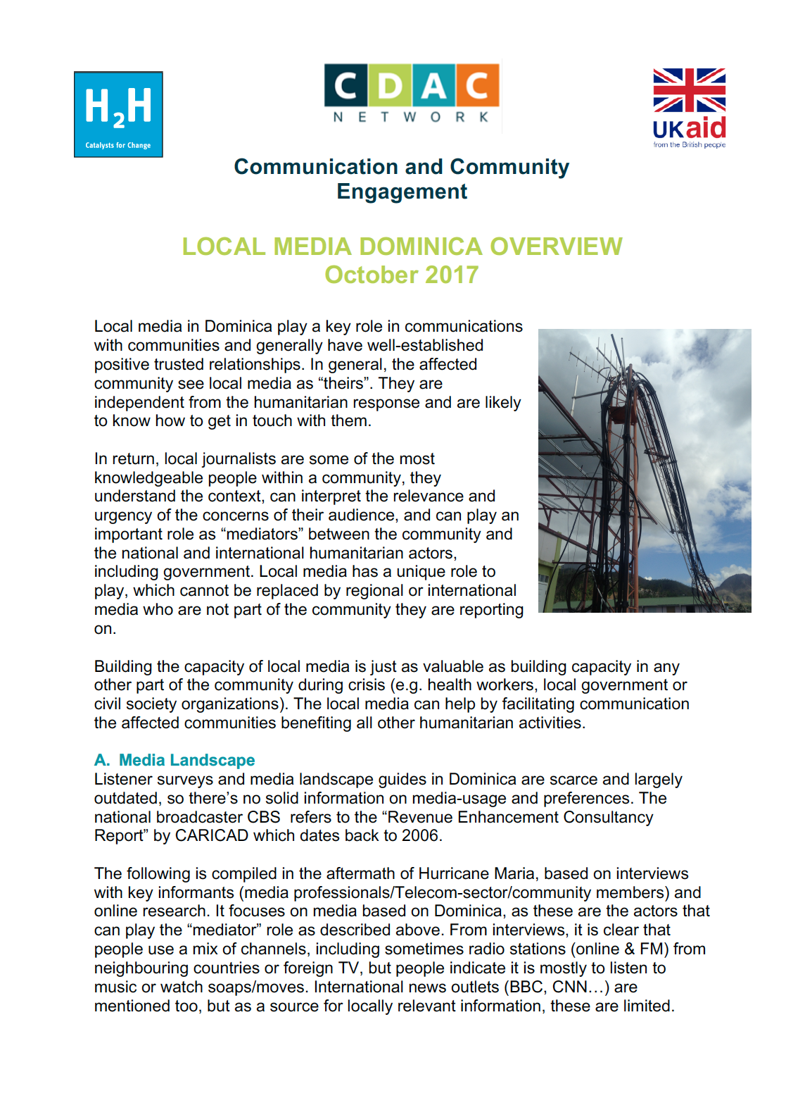 Dominica: Media &amp; Telecomms Landscape Guide