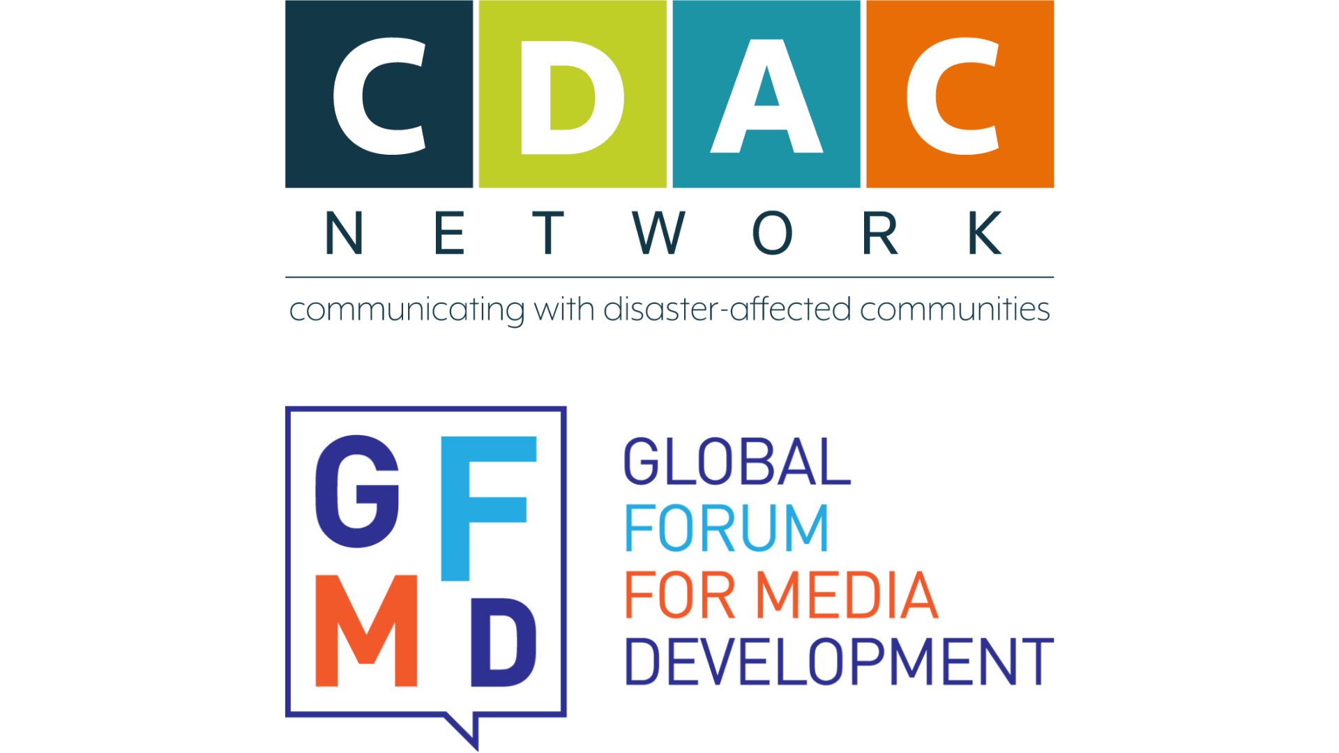 CDAC Network and the Global Forum for Media Development collaboration around crises