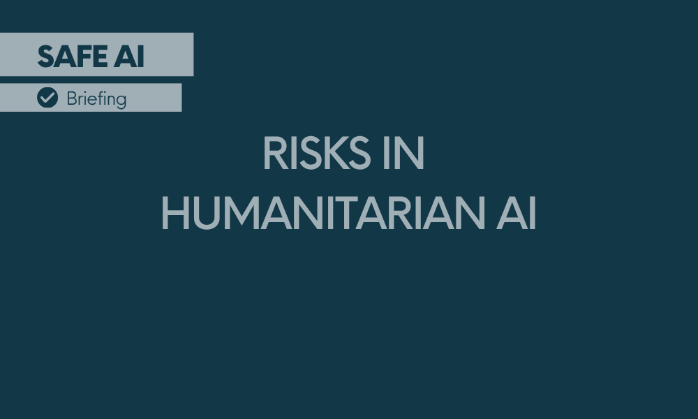 Risks in humanitarian AI