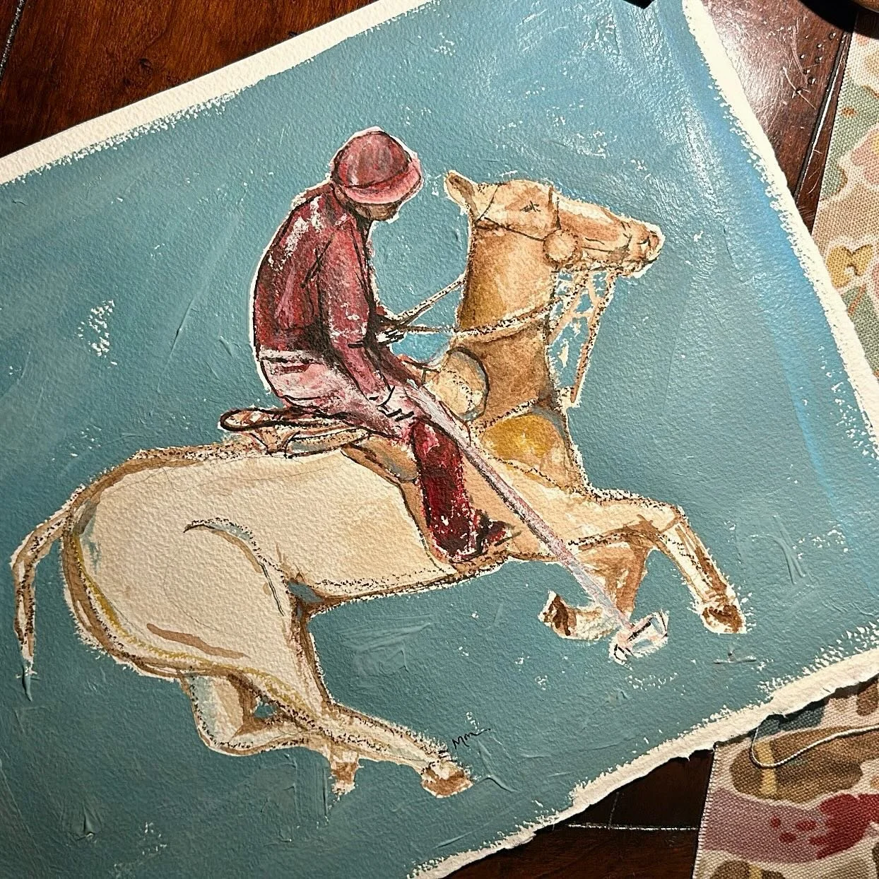 Many are the works completed and forgot to share 🫠
&ldquo;Marco Polo&rdquo; 9x12