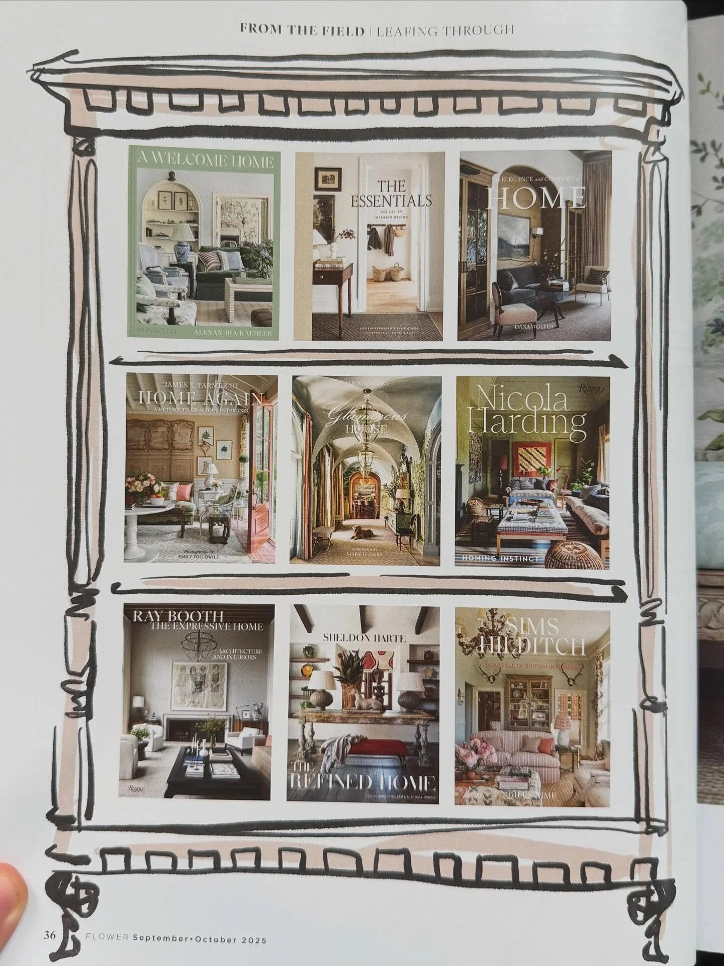 Love this page from Sep/Oct @flowermagazine @aksfowler 🖌️🤎 #betterlatethannever