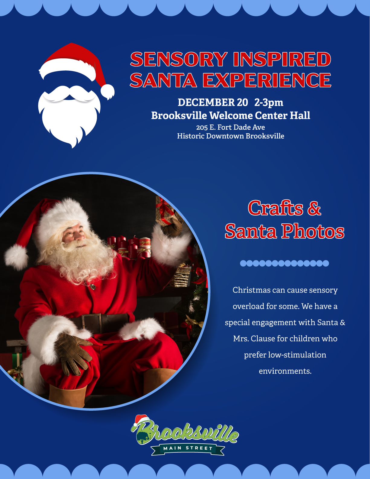 Sensory Sensitive Santa Experience — Brooksville Main Street