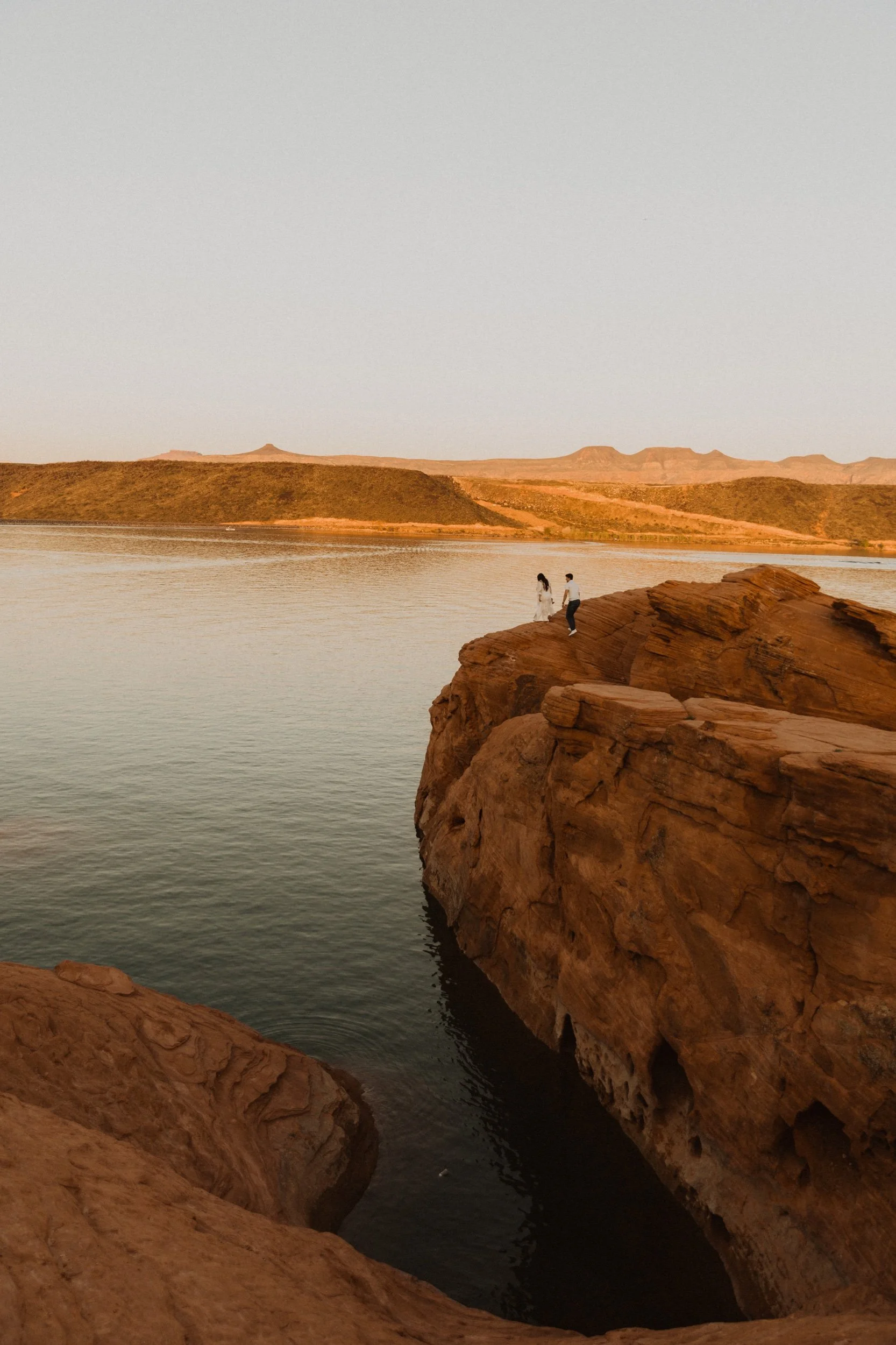 Sand hollow engagement session