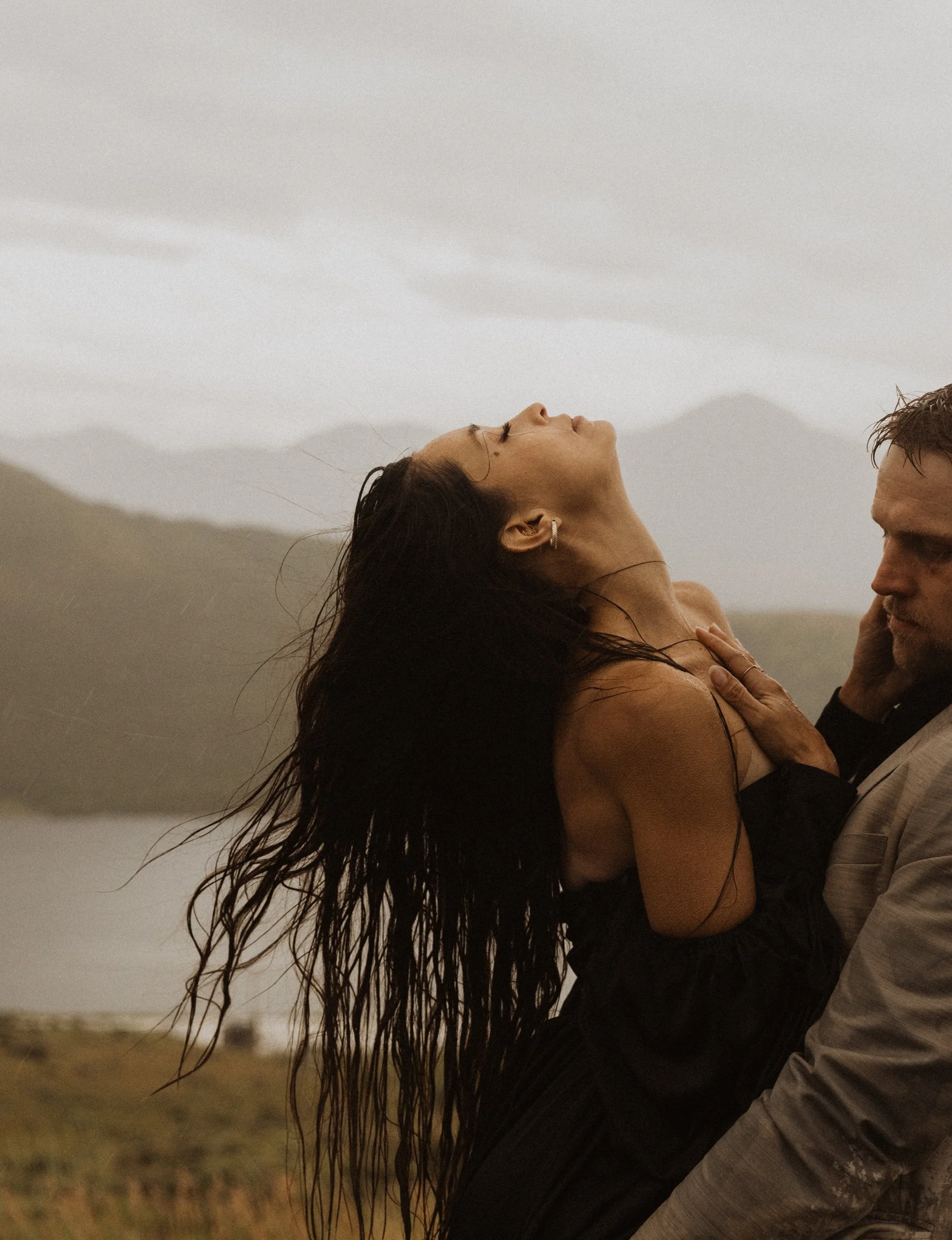 Stormy Salt Lake City couples session
