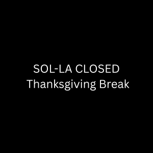 Closed for Thanksgiving Break