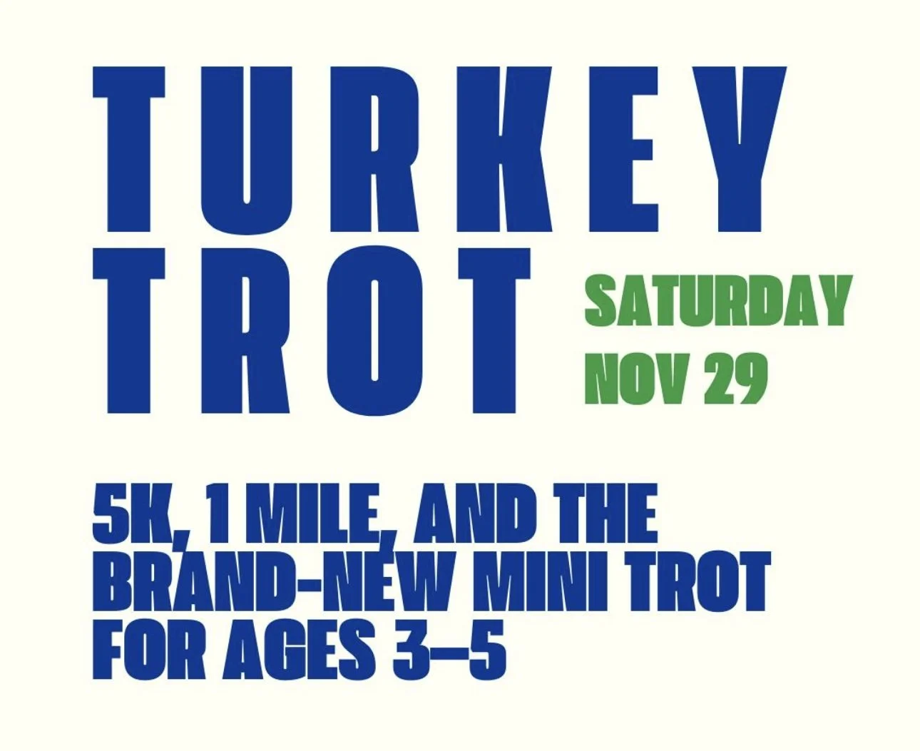 Greenwich Alliance Turkey Trot 5K & 1 Mile Fun Run/Walk