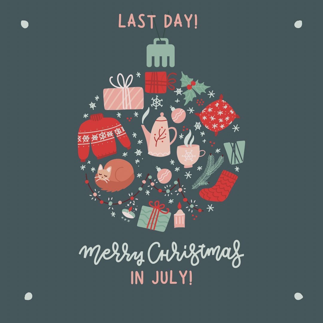 If you missed any of the daily sales the past few weeks, you're in luck!!! 🤗🤗
Last chance for Christmas in July today on our sale page! 🎄🎄

Link to sale page in comments!