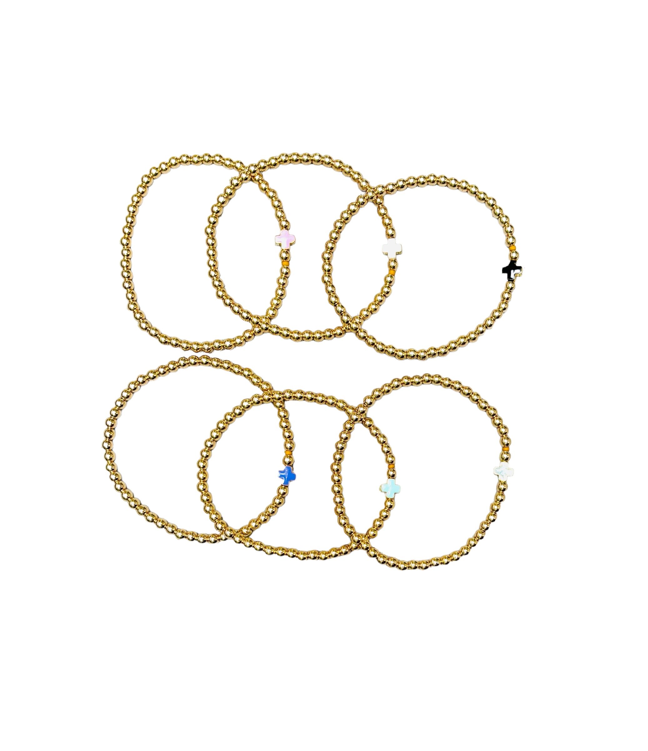 HEART of Gold Cross Bracelets
