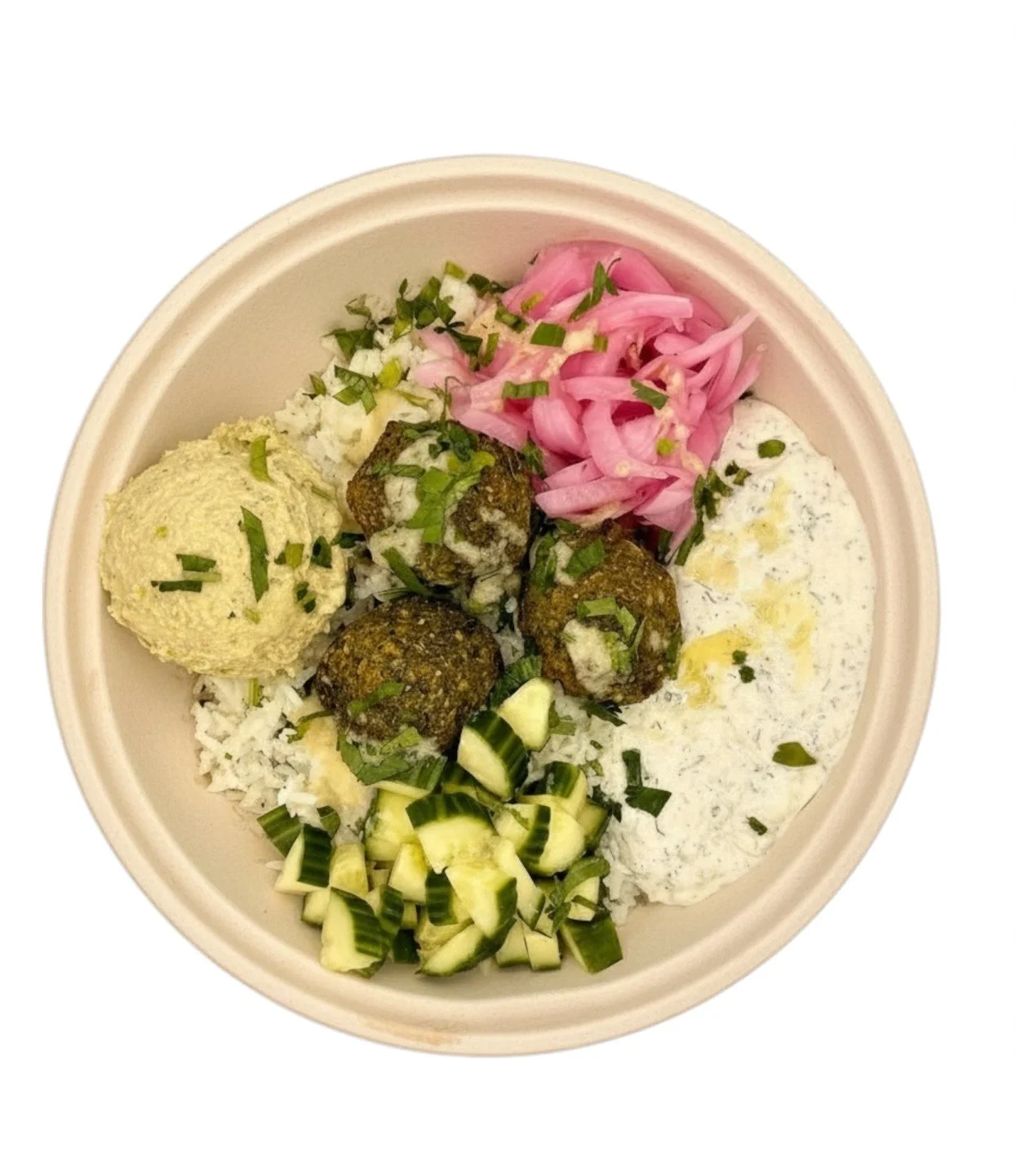 Organic Middle Eastern Bowl (Vegetarian)