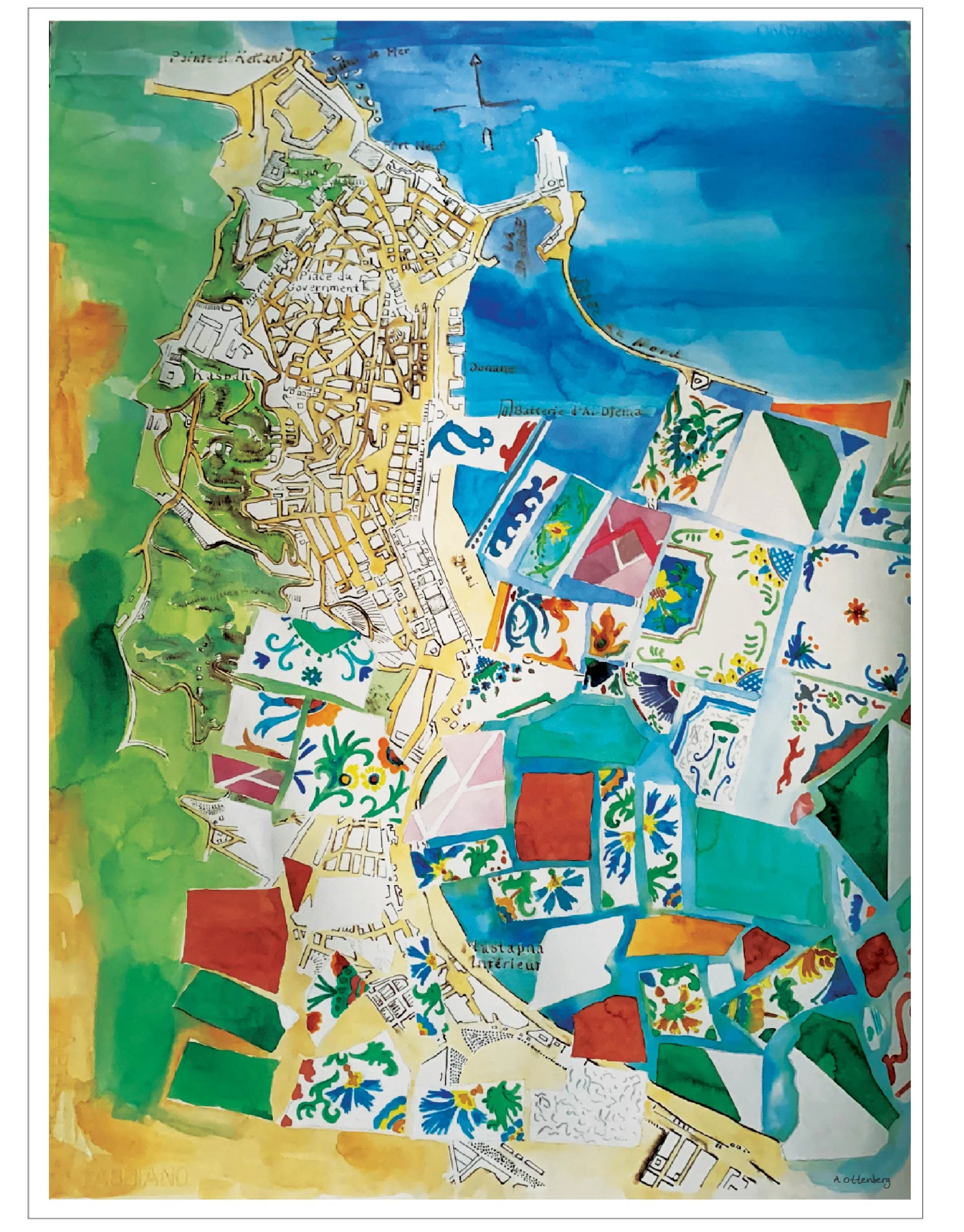 Maps in Gallery Shows