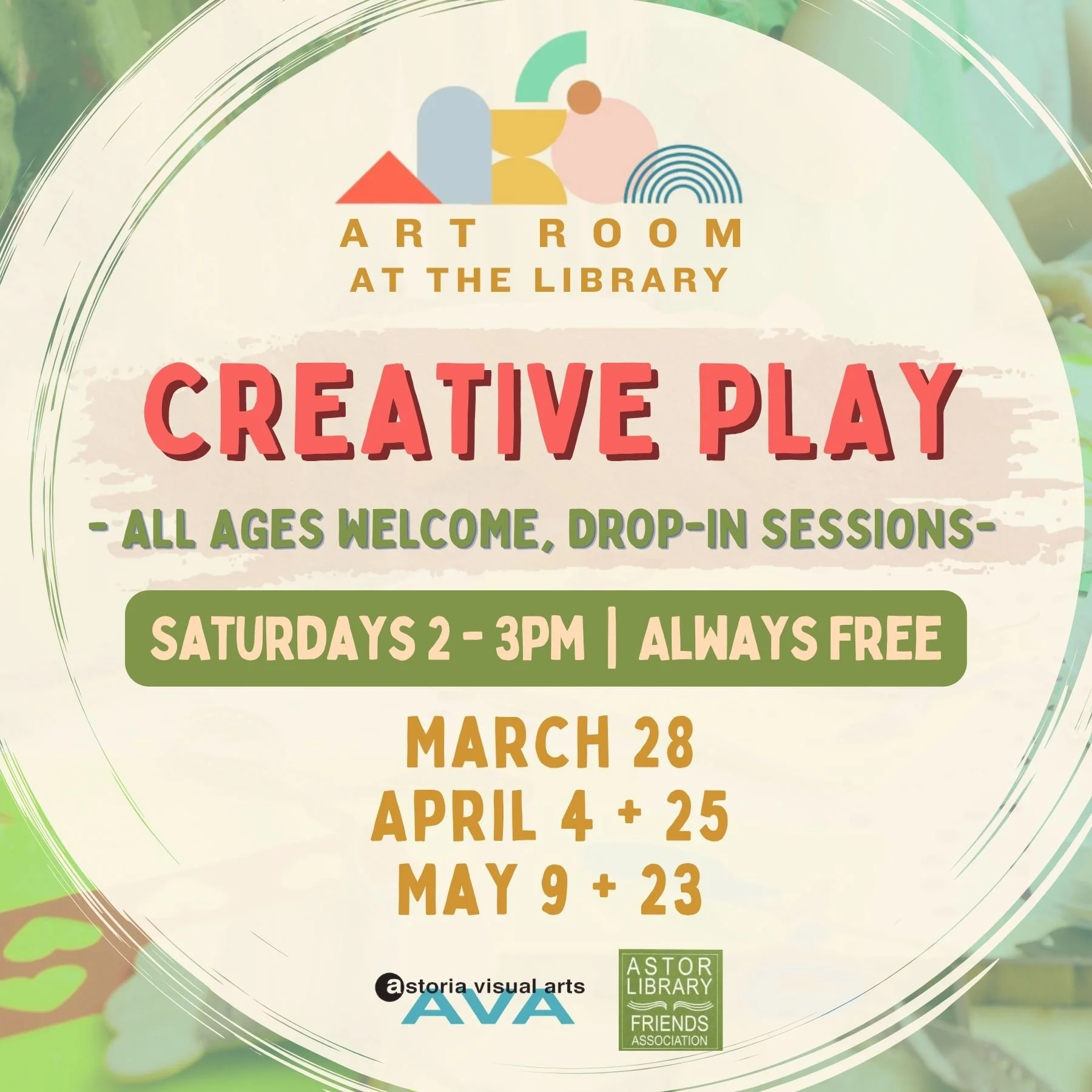 Art Room at the Library is back!