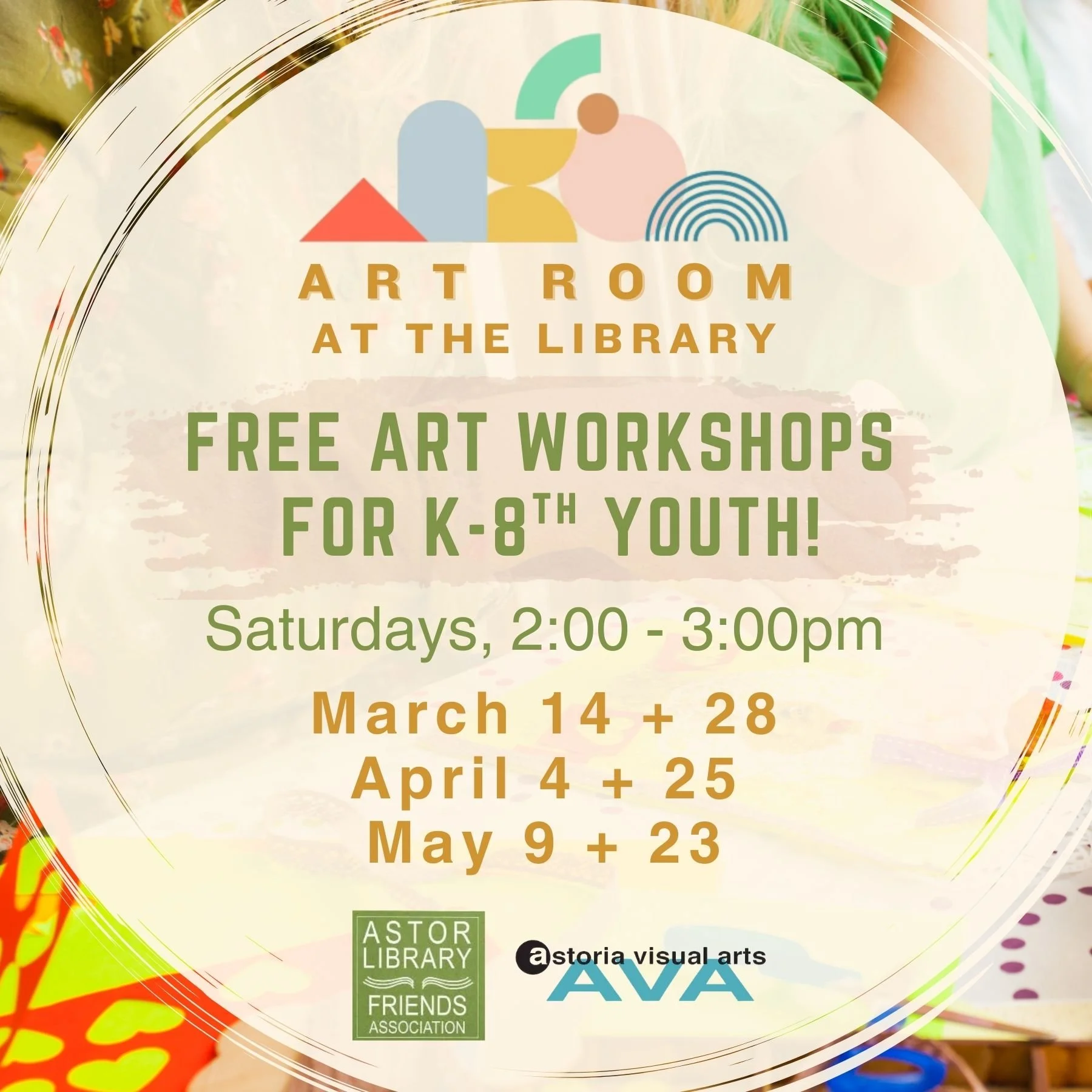 Art Room at the Library is back!