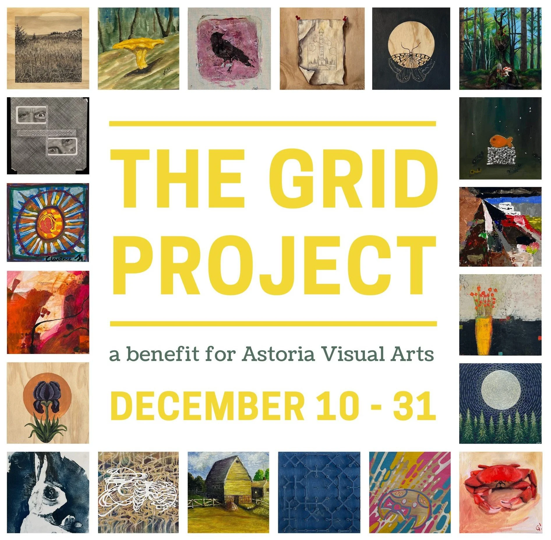 Grid Project Fundraiser Astoria Visual Arts