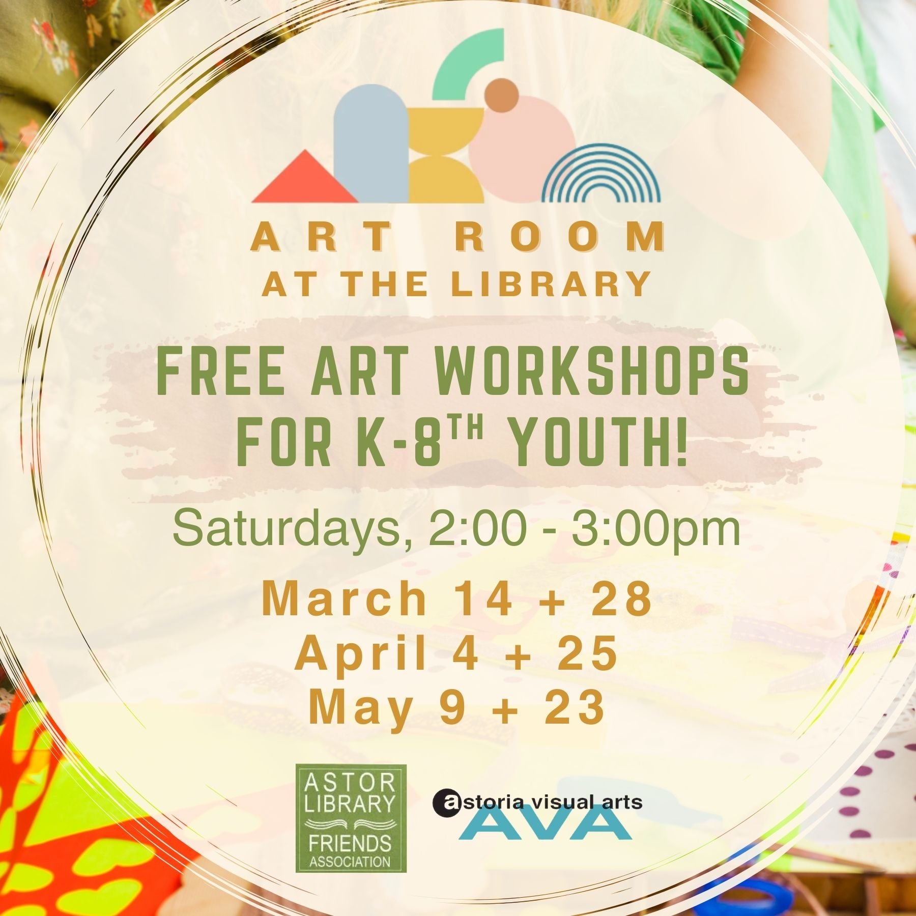 Art Room at the Library is back!