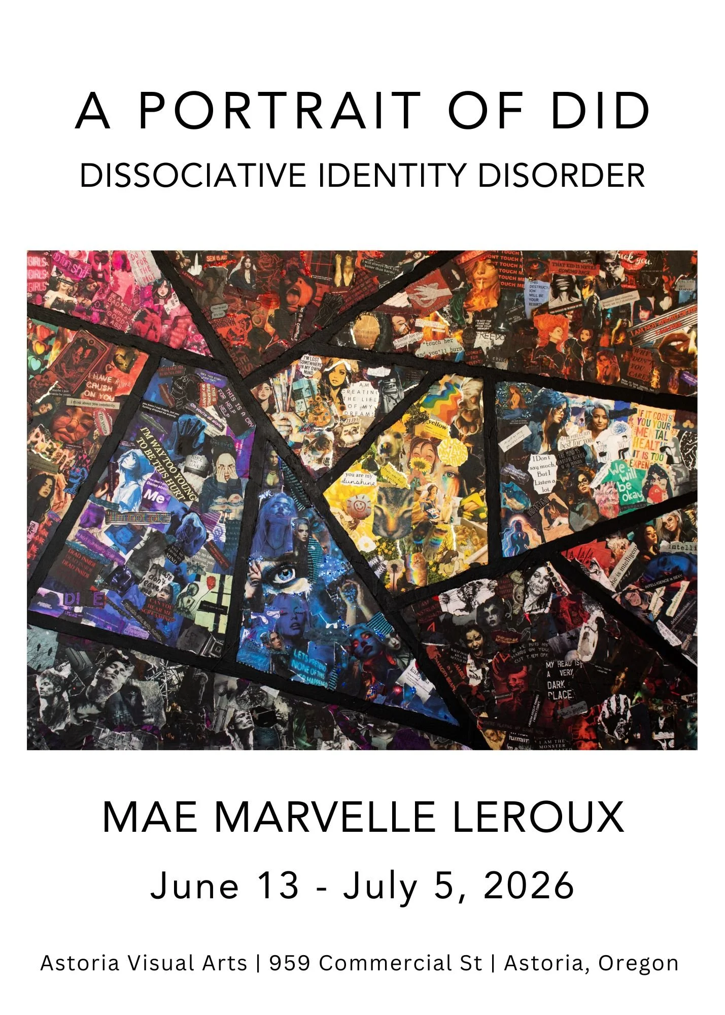 Mae Marvelle Leroux, June 13 - July 5
