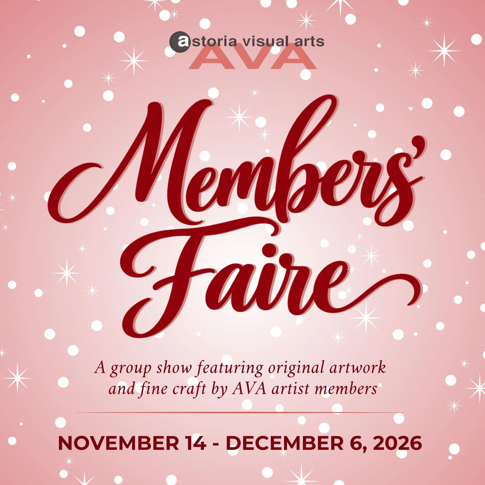 Join AVA supports in a collective exhibit, November 14 - December 6!
