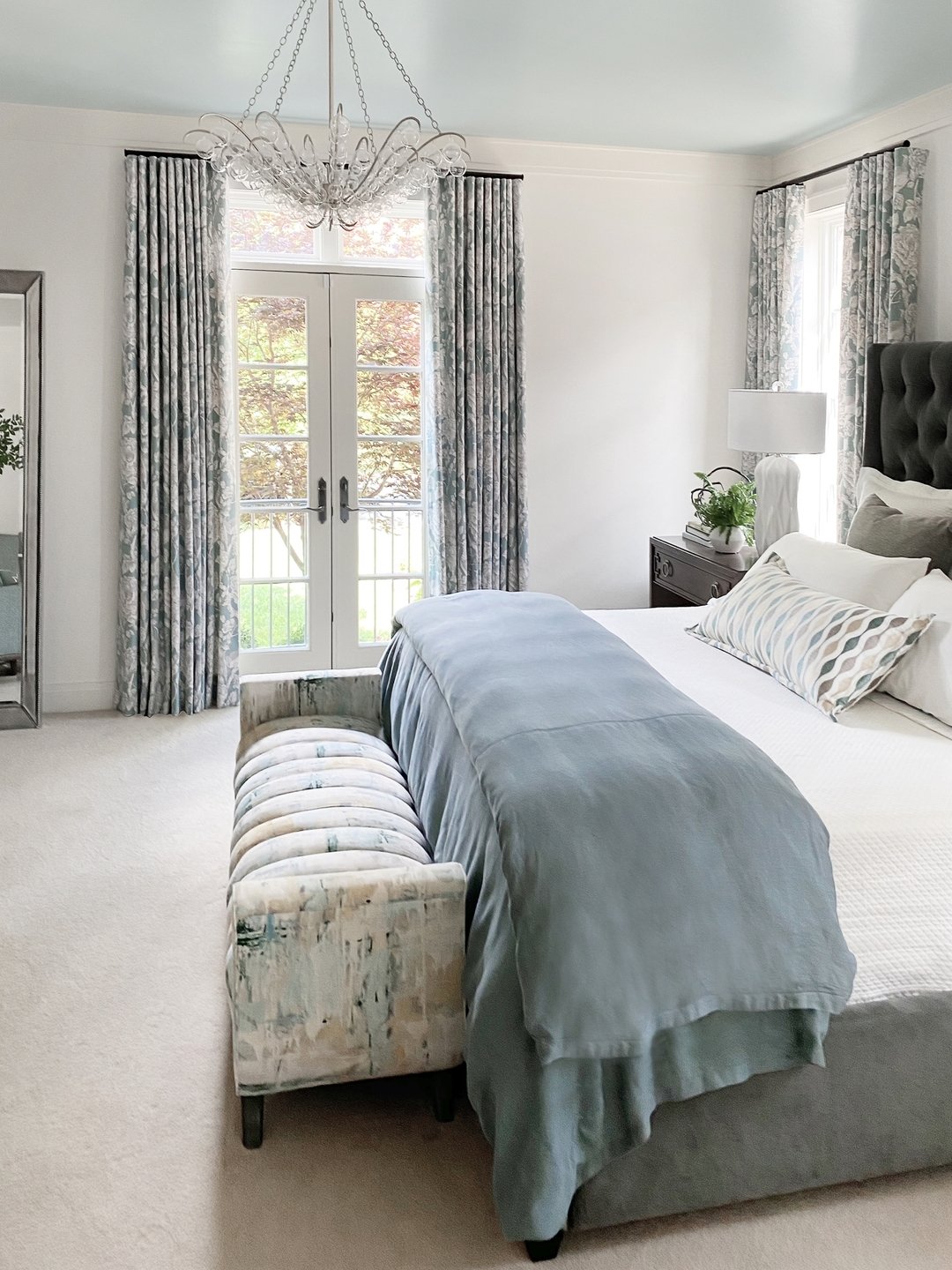 A good nights sleep is mission critical. 💤💤💤​​​​​​​​
​​​​​​​​
Comfortable and calming was the goal for this primary suite.  What is on your short list for a dreamy bedroom?​​​​​​​​
​​​​​​​​
Ready to create your own nurturing sanctuary?  Click that